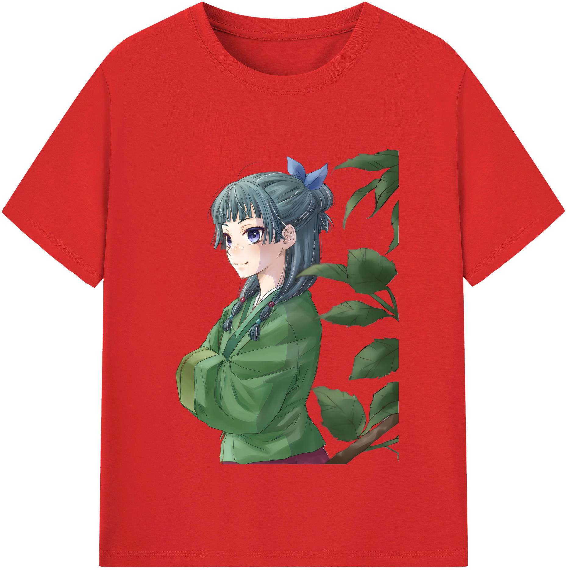 （画像用） 薬屋のひとりごと The Apothecary Diaries レディースカジュアルプリントTシャツ（綿100％）
