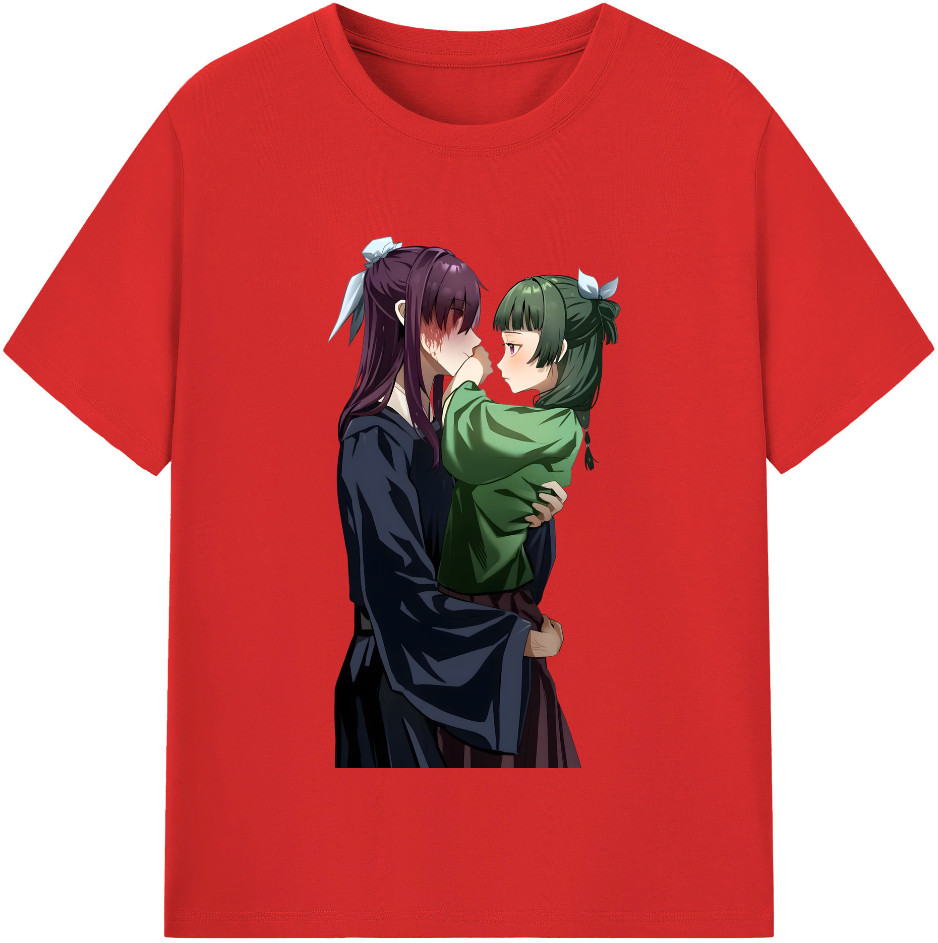 （画像用） 薬屋のひとりごと The Apothecary Diaries レディースカジュアルプリントTシャツ（綿100％）
