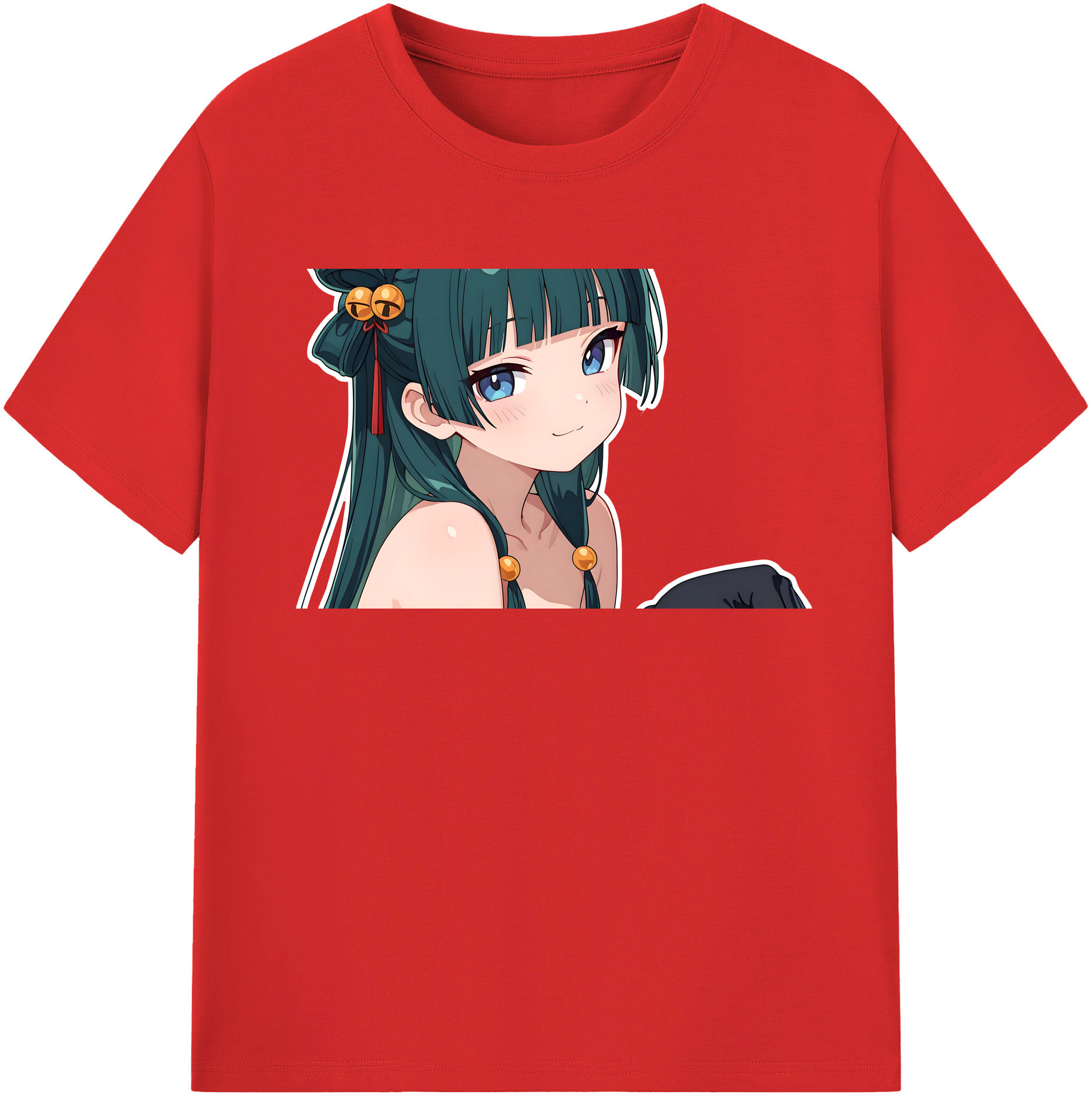 （画像用） 薬屋のひとりごと The Apothecary Diaries レディースカジュアルプリントTシャツ（綿100％）