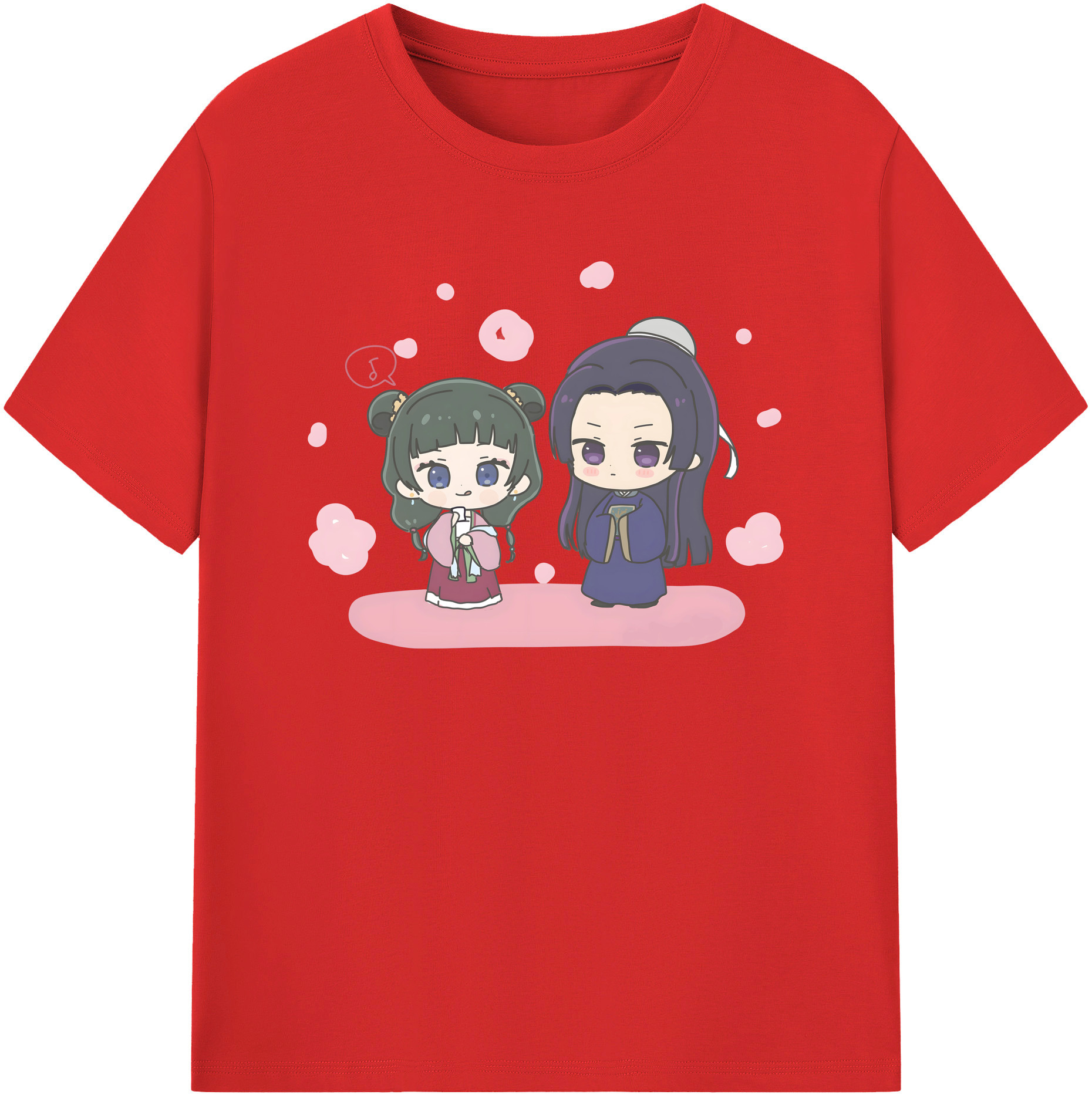 （画像用） 薬屋のひとりごと The Apothecary Diaries レディースカジュアルプリントTシャツ（綿100％）