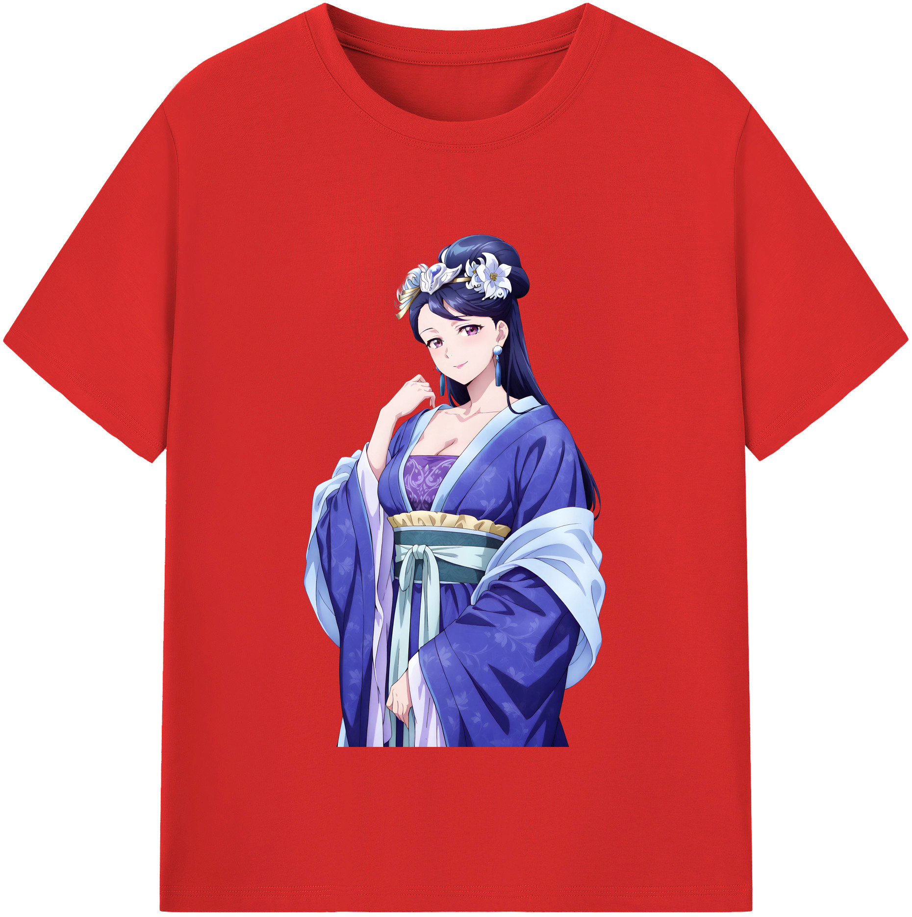 （画像用） 薬屋のひとりごと The Apothecary Diaries レディースカジュアルプリントTシャツ（綿100％）