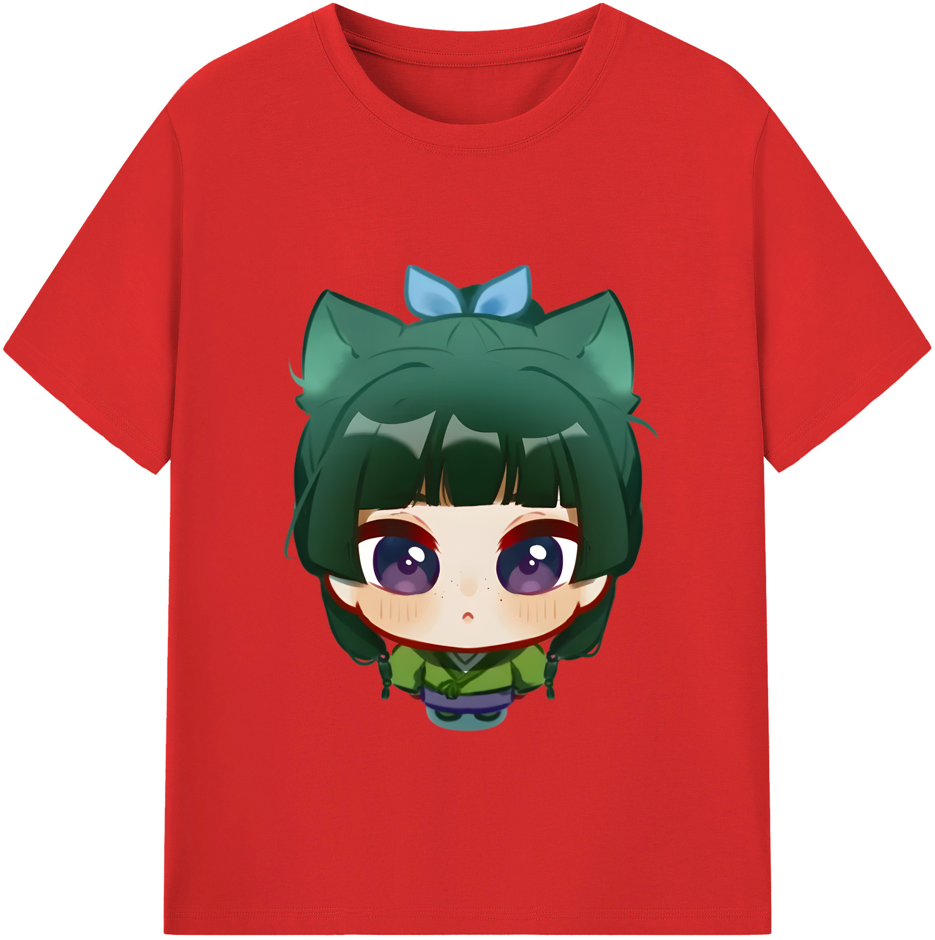 （画像用） 薬屋のひとりごと The Apothecary Diaries レディースカジュアルプリントTシャツ（綿100％）
