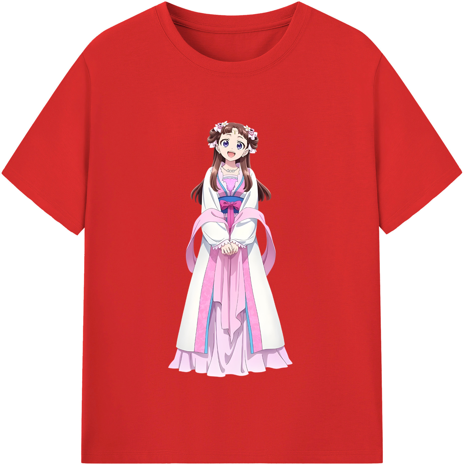 （画像用） 薬屋のひとりごと The Apothecary Diaries レディースカジュアルプリントTシャツ（綿100％）