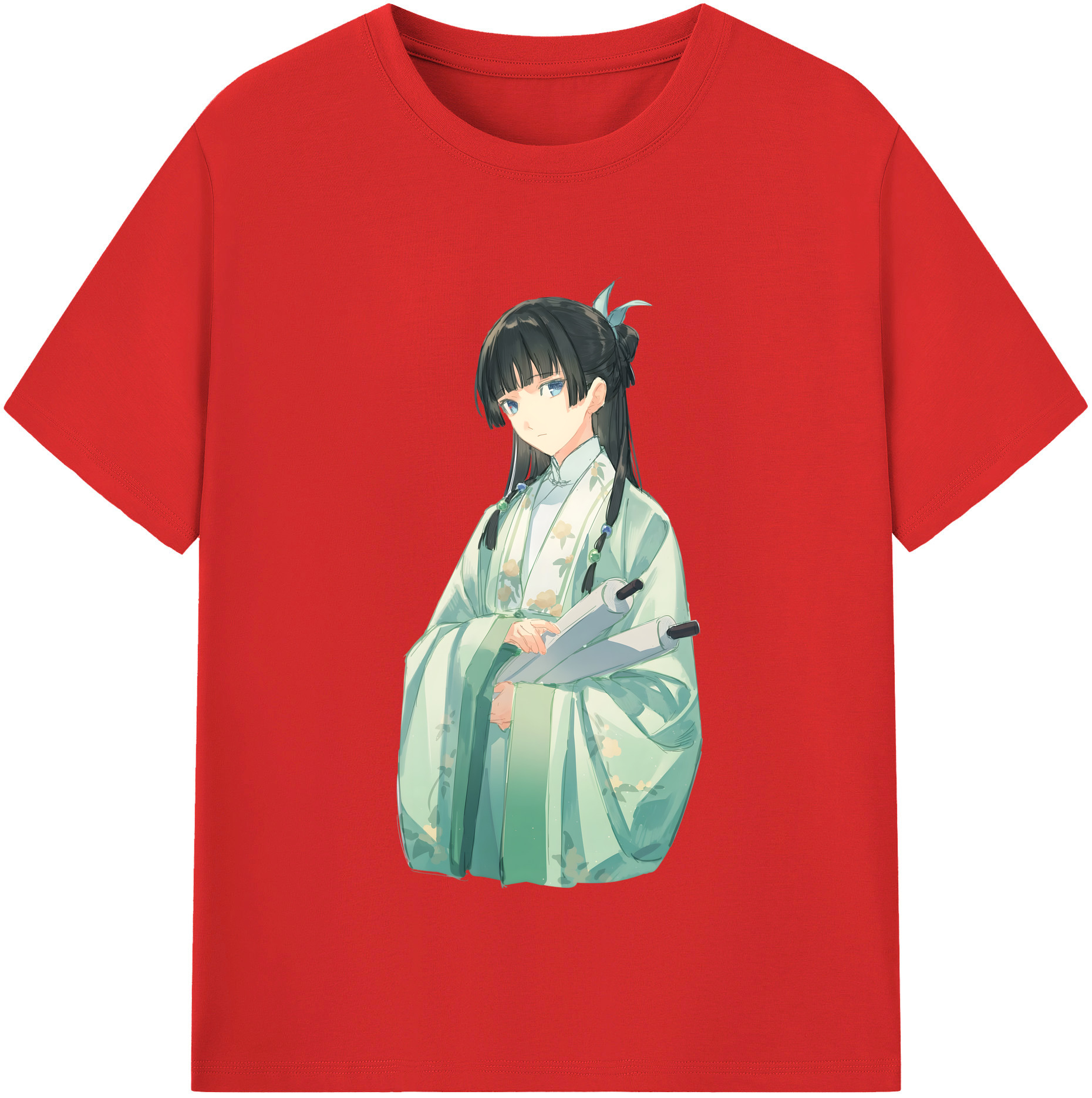 （画像用） 薬屋のひとりごと The Apothecary Diaries レディースカジュアルプリントTシャツ（綿100％）