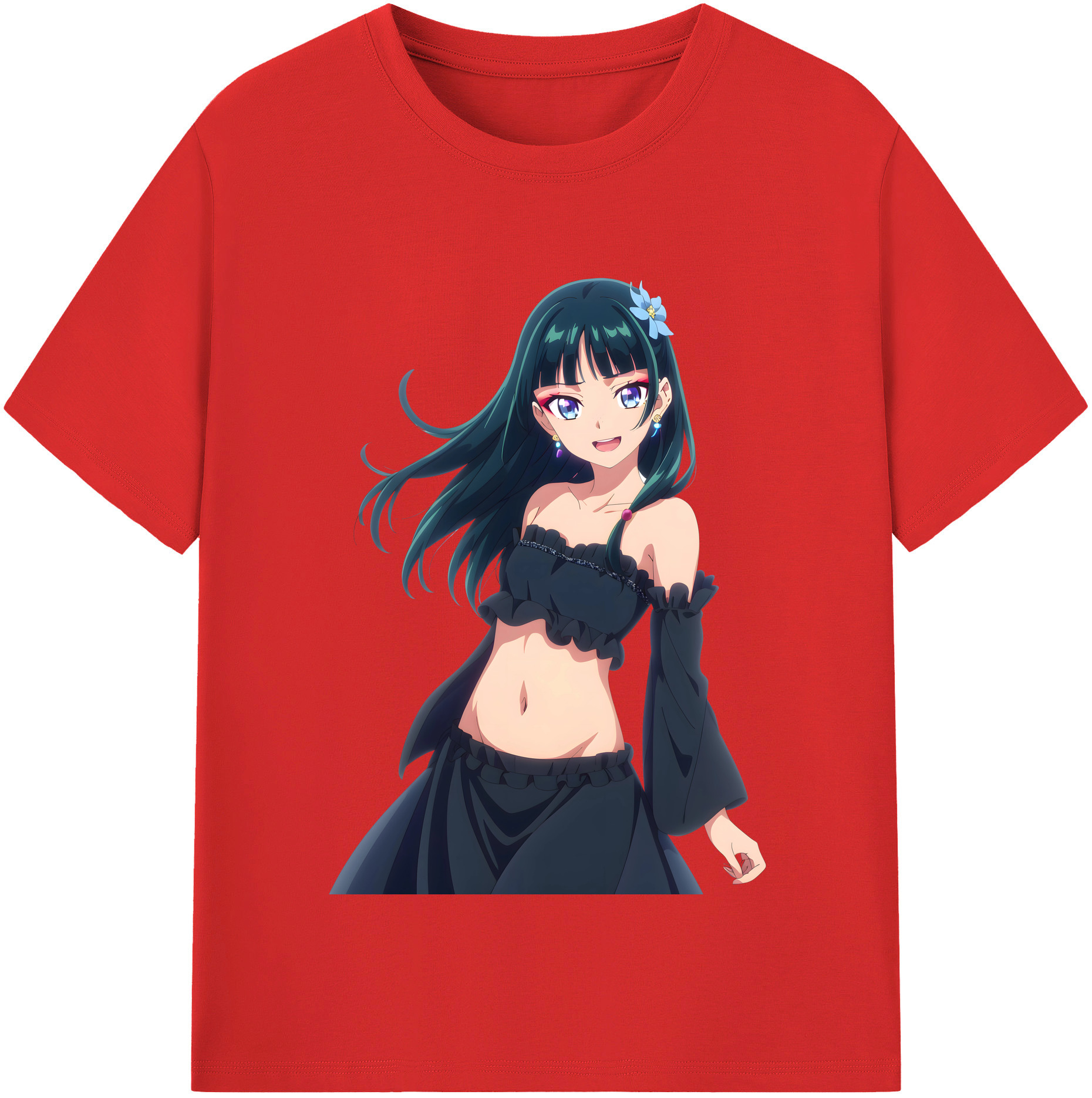 （画像用） 薬屋のひとりごと The Apothecary Diaries レディースカジュアルプリントTシャツ（綿100％）
