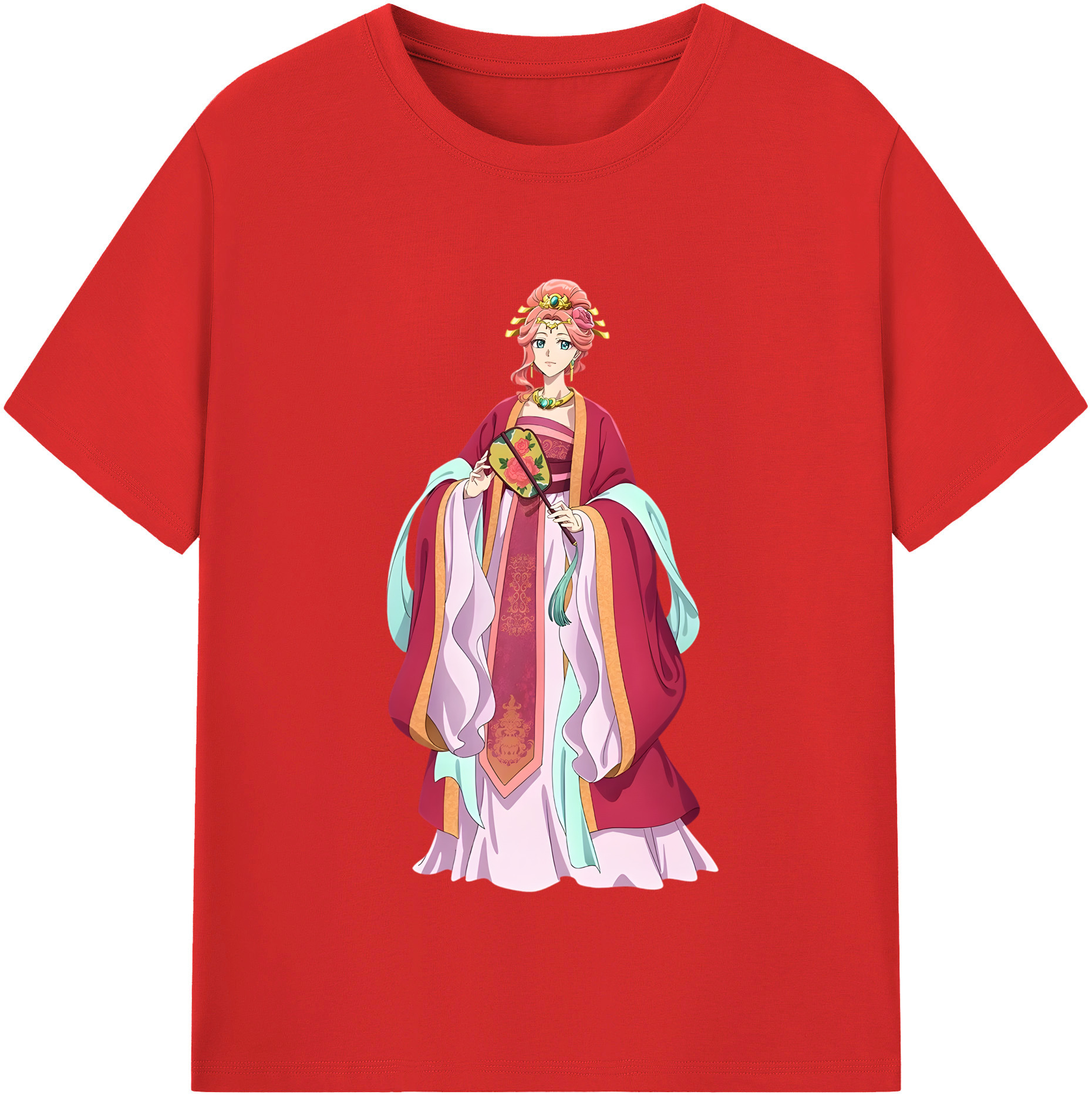 （画像用） 薬屋のひとりごと The Apothecary Diaries レディースカジュアルプリントTシャツ（綿100％）
