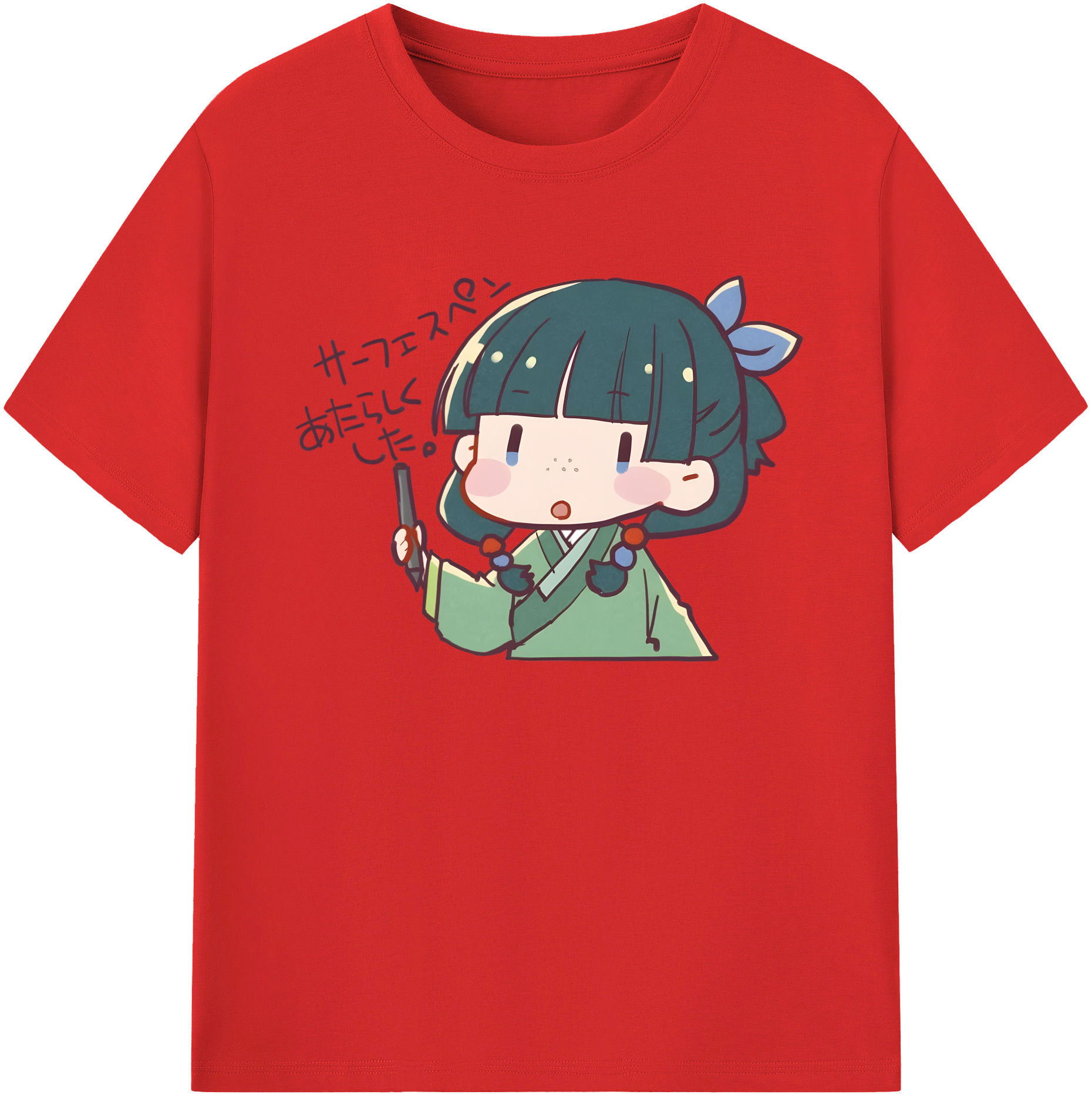 （画像用） 薬屋のひとりごと The Apothecary Diaries レディースカジュアルプリントTシャツ（綿100％）