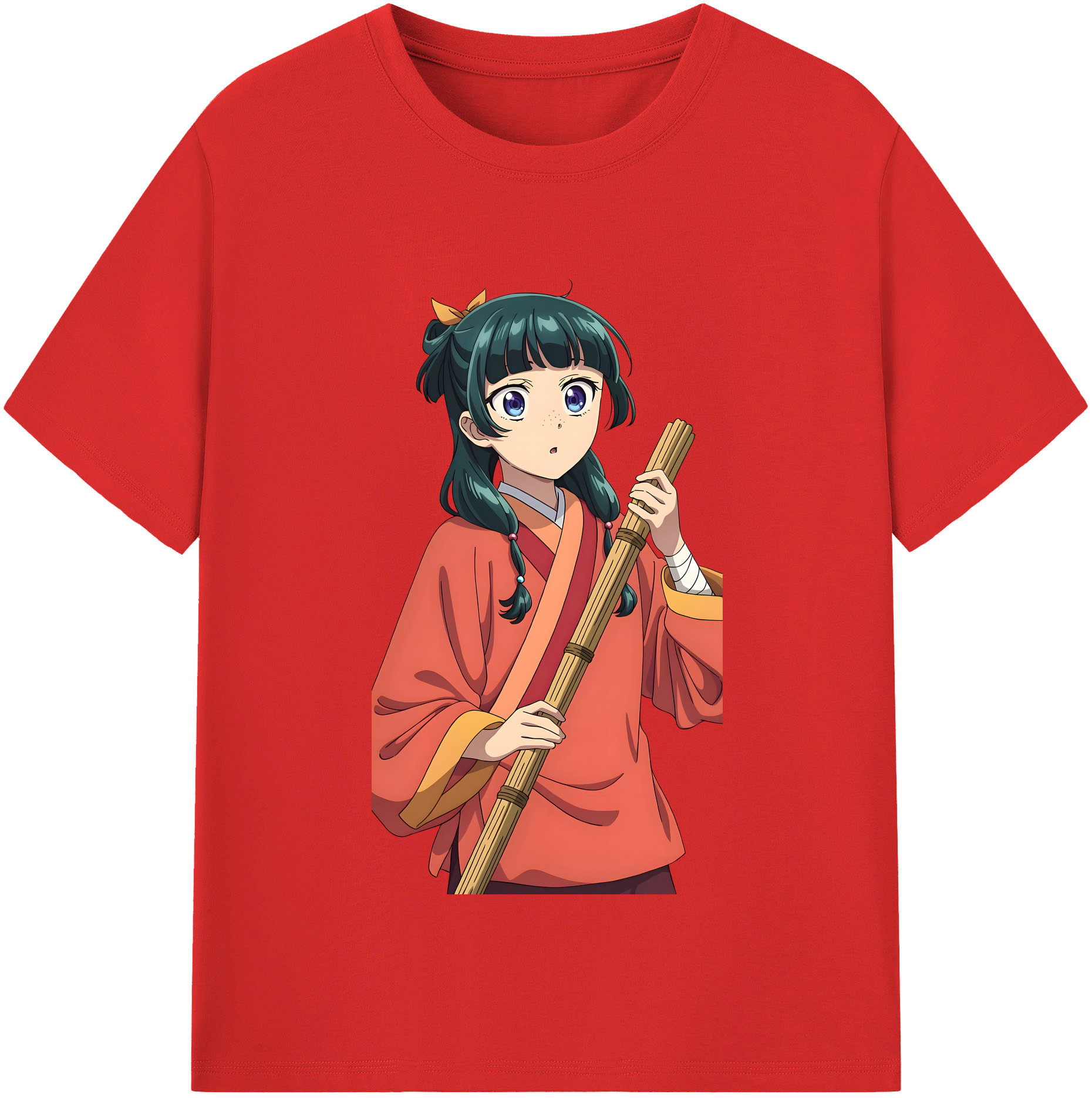 （画像用） 薬屋のひとりごと The Apothecary Diaries レディースカジュアルプリントTシャツ（綿100％）