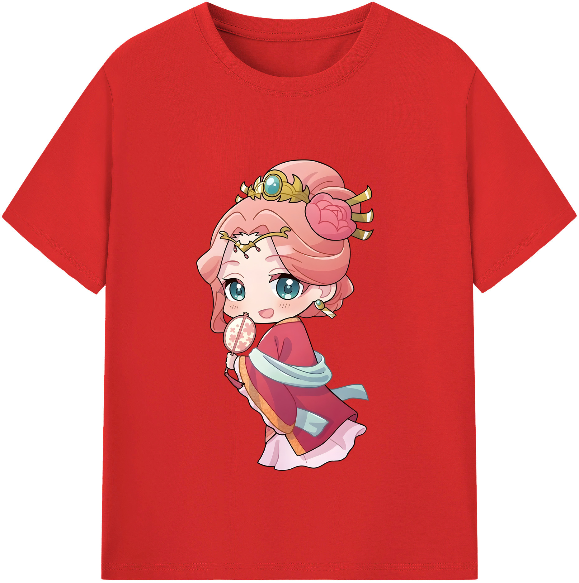 （画像用） 薬屋のひとりごと The Apothecary Diaries レディースカジュアルプリントTシャツ（綿100％）