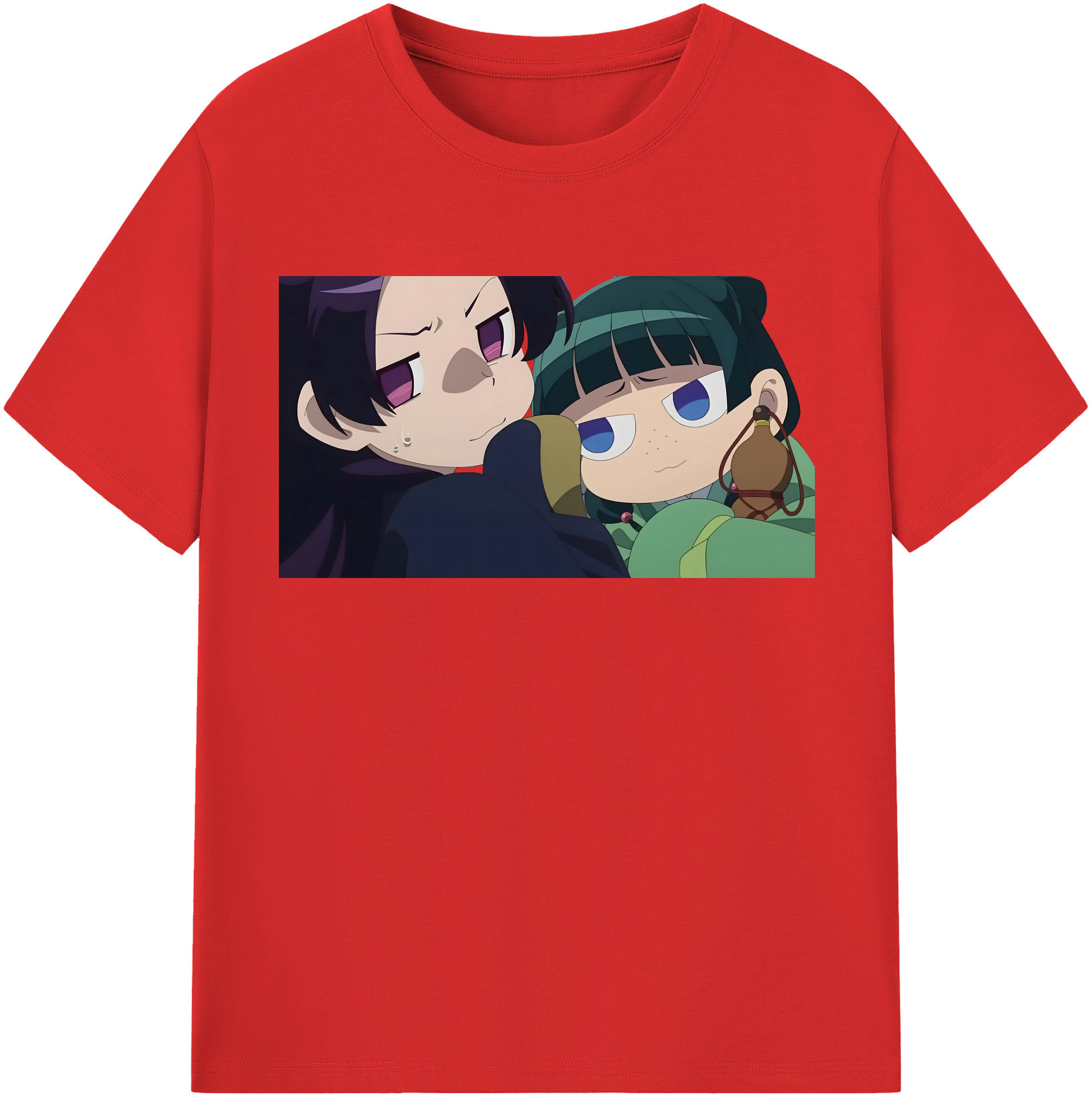 （画像用） 薬屋のひとりごと The Apothecary Diaries レディースカジュアルプリントTシャツ（綿100％）