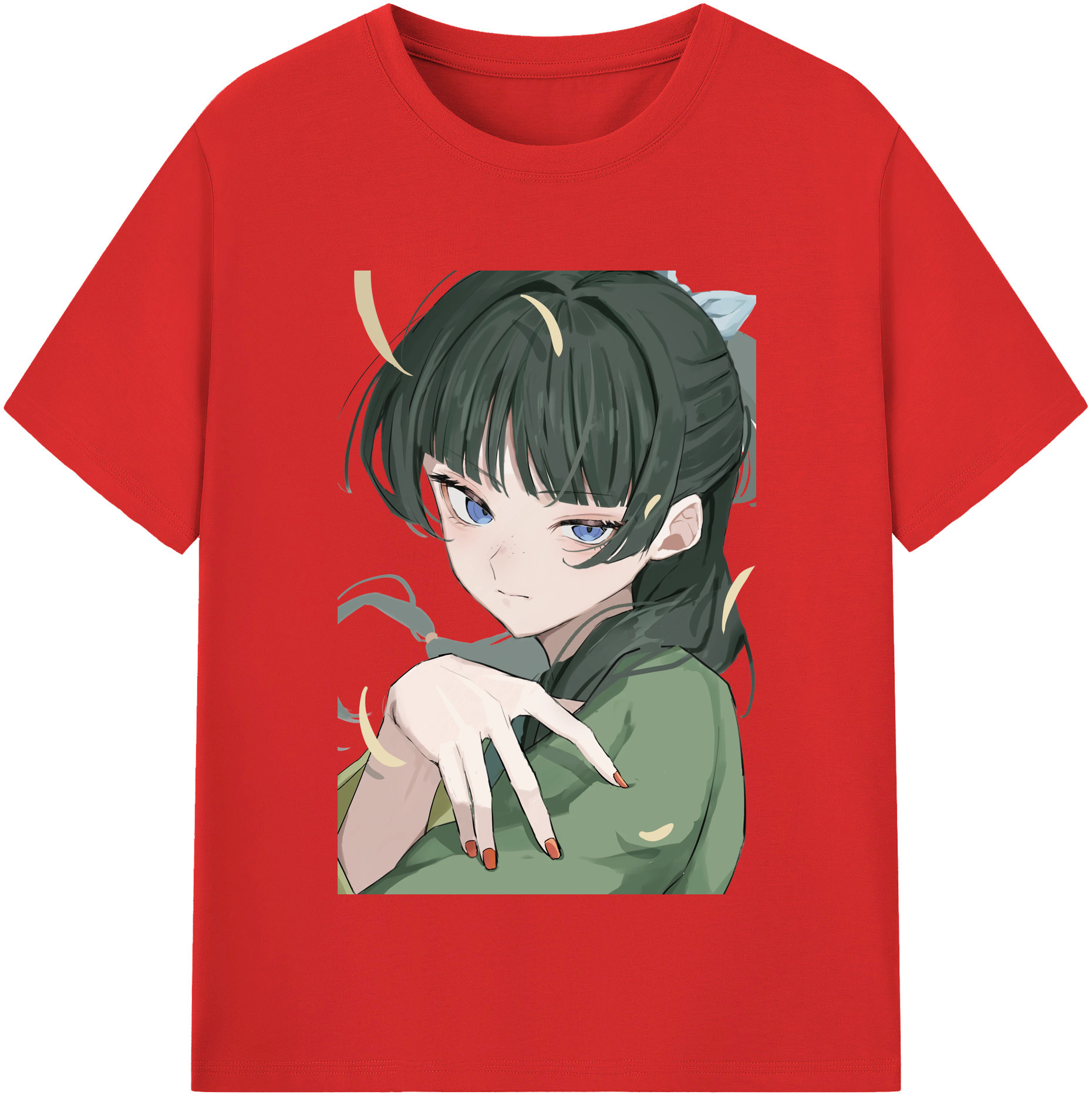（画像用） 薬屋のひとりごと The Apothecary Diaries レディースカジュアルプリントTシャツ（綿100％）