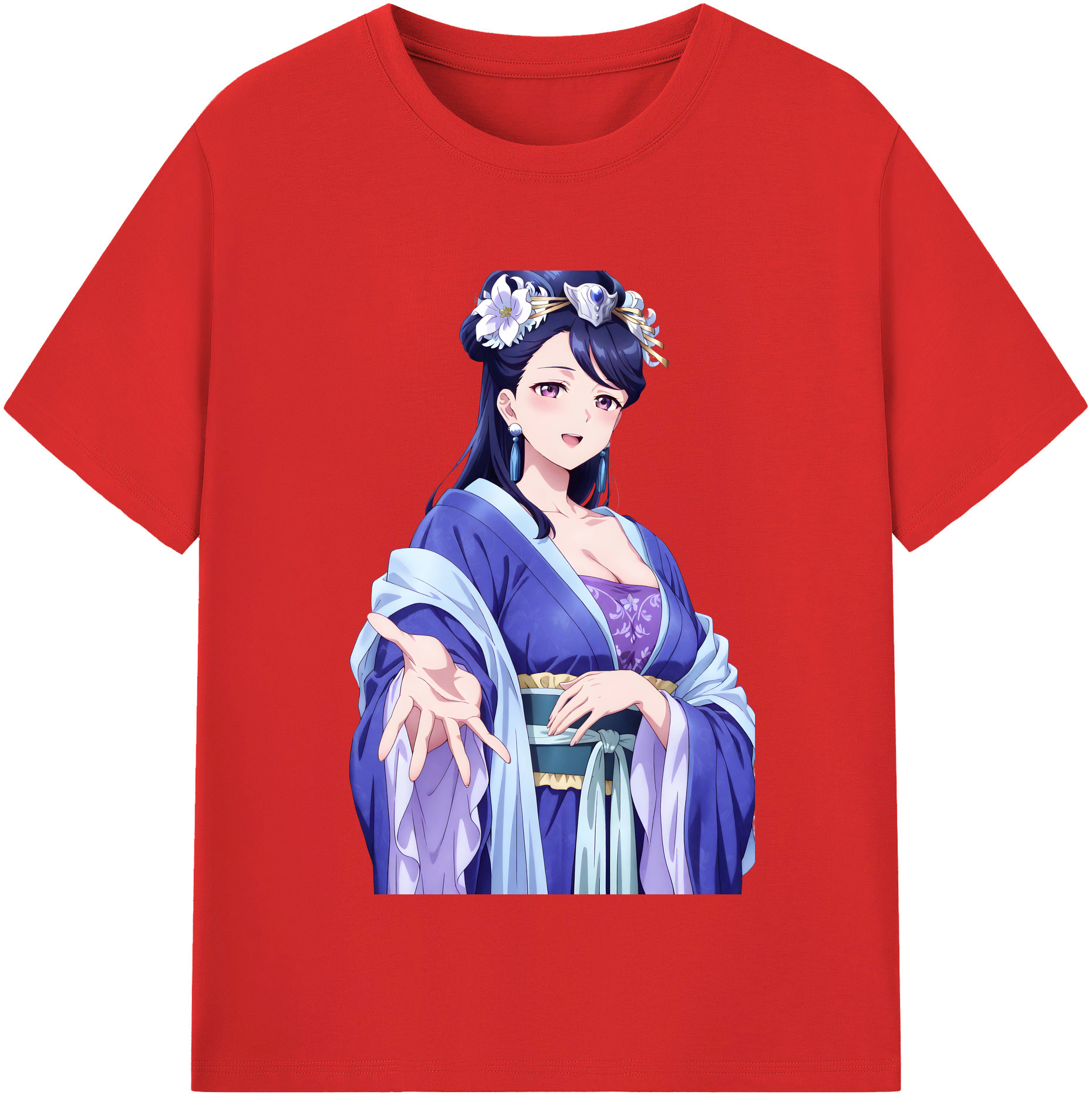 （画像用） 薬屋のひとりごと The Apothecary Diaries レディースカジュアルプリントTシャツ（綿100％）