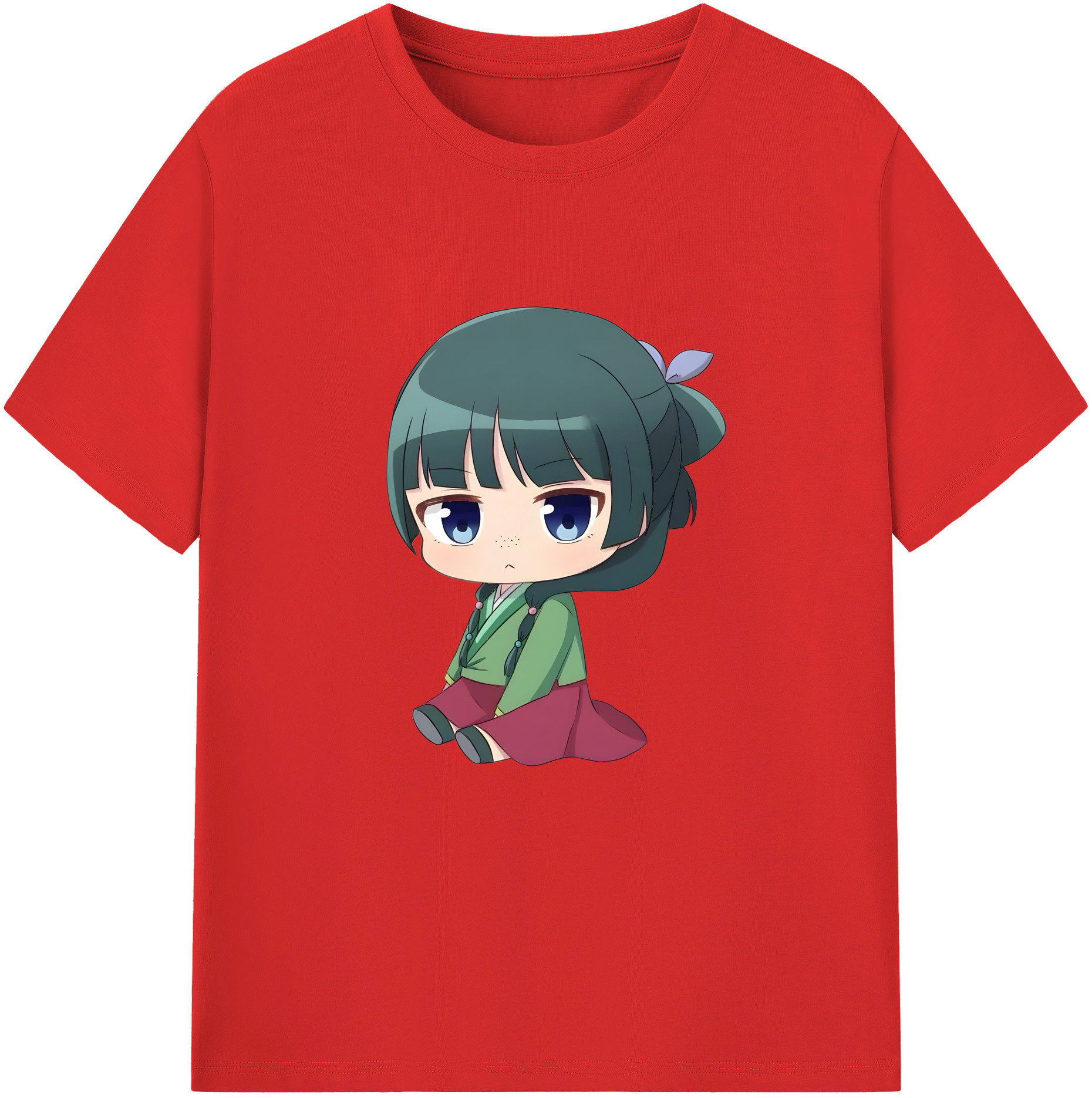 （画像用） 薬屋のひとりごと The Apothecary Diaries レディースカジュアルプリントTシャツ（綿100％）