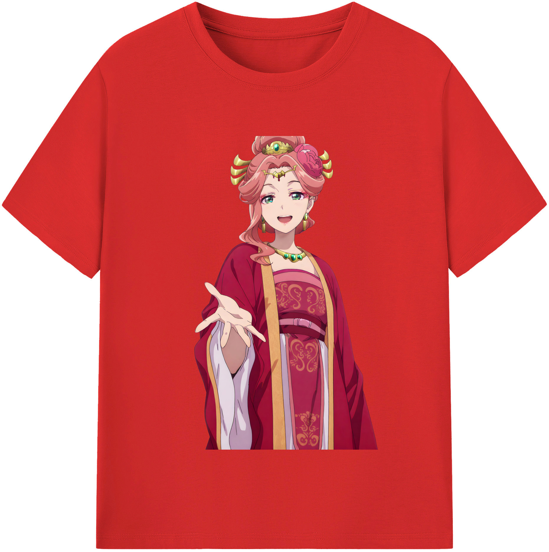（画像用） 薬屋のひとりごと The Apothecary Diaries レディースカジュアルプリントTシャツ（綿100％）