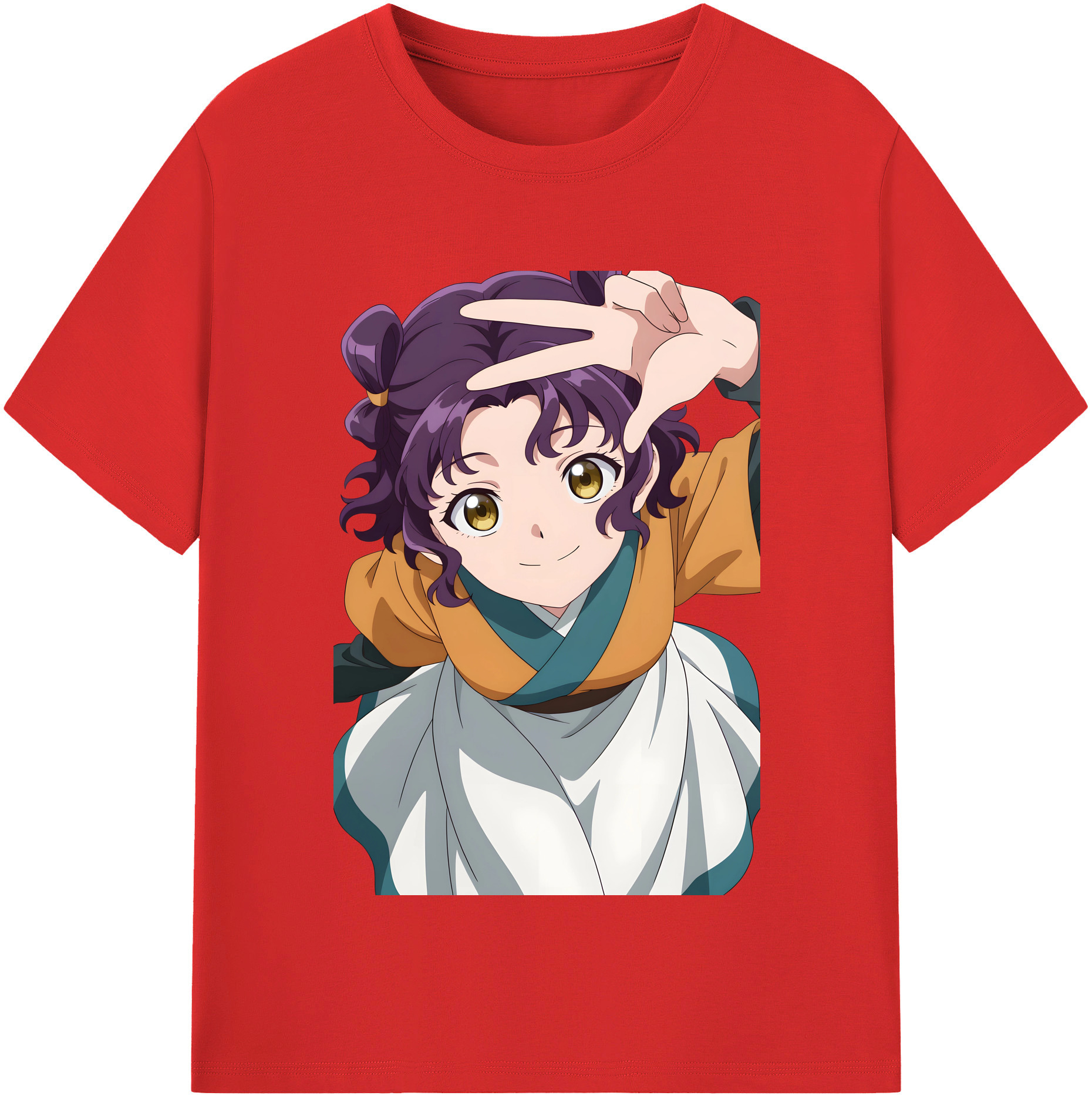 （画像用） 薬屋のひとりごと The Apothecary Diaries レディースカジュアルプリントTシャツ（綿100％）