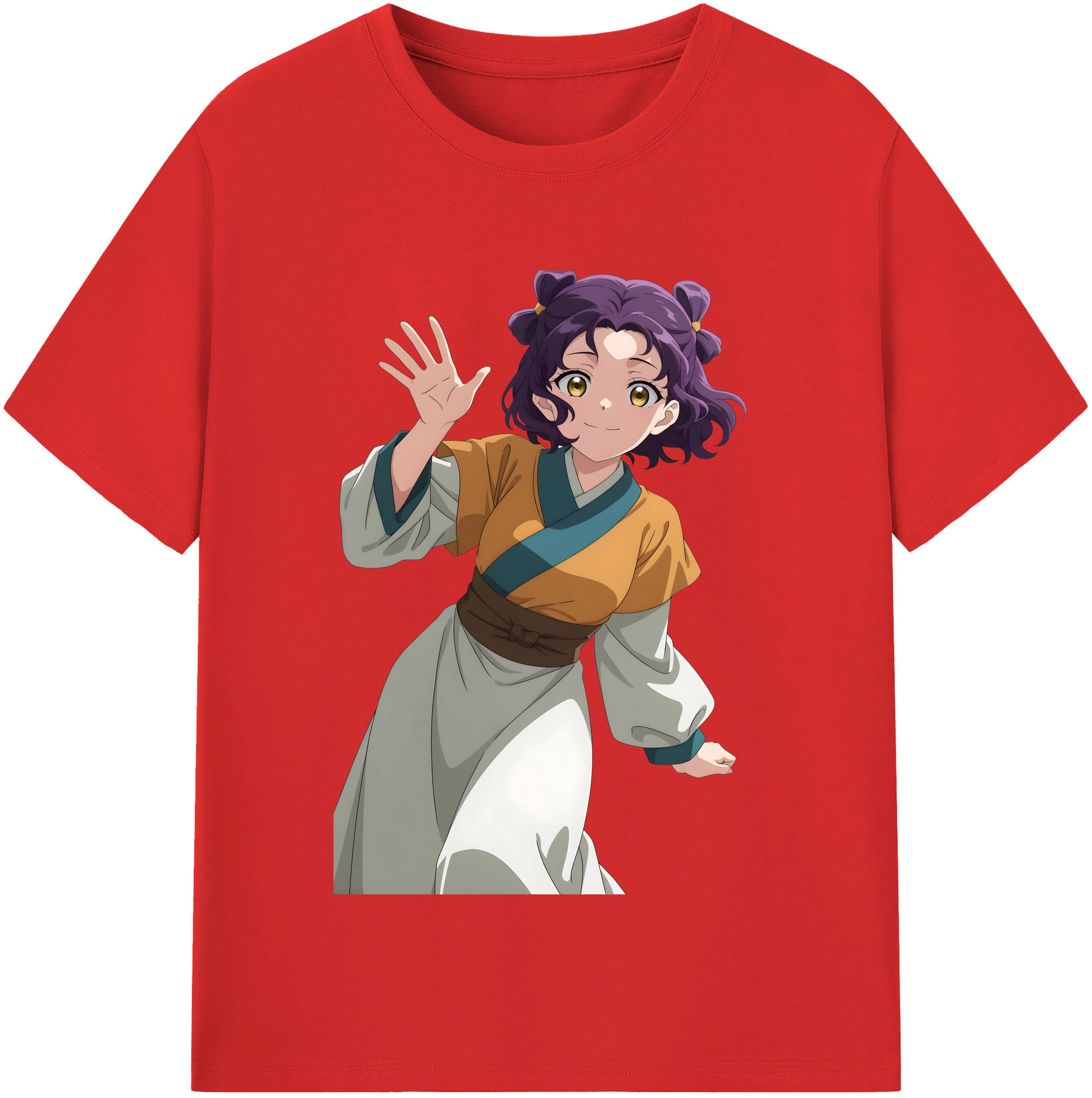 （画像用） 薬屋のひとりごと The Apothecary Diaries レディースカジュアルプリントTシャツ（綿100％）