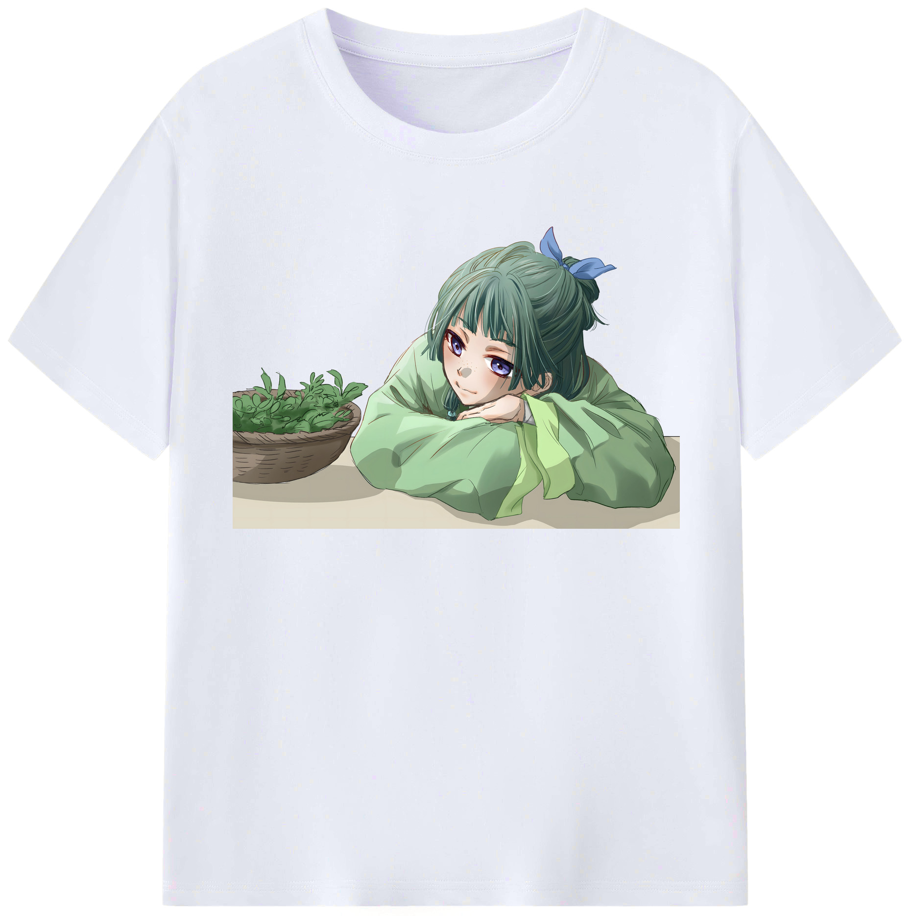 （画像用） 薬屋のひとりごと The Apothecary Diaries レディースカジュアルプリントTシャツ（綿100％）