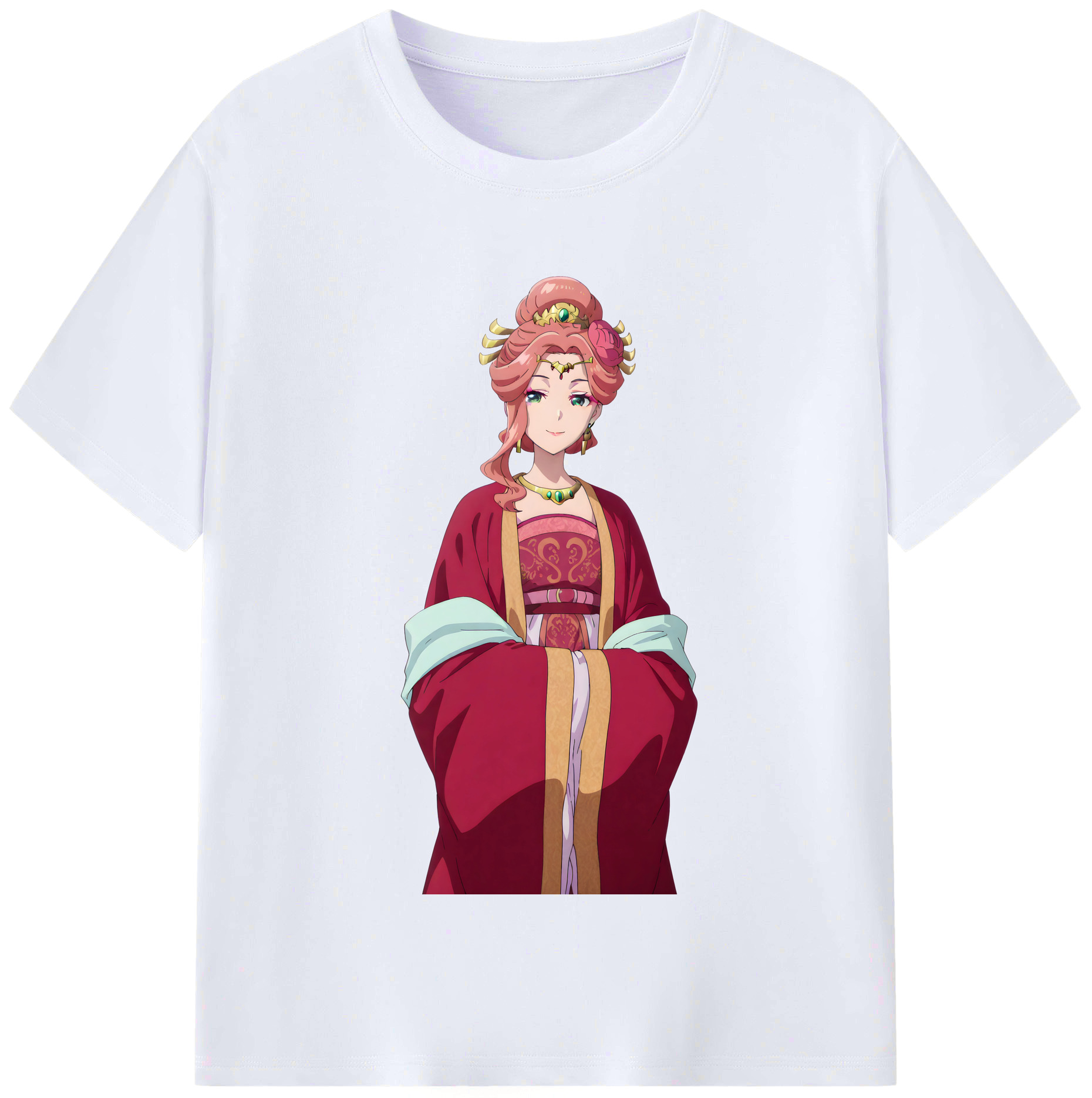 （画像用） 薬屋のひとりごと The Apothecary Diaries レディースカジュアルプリントTシャツ（綿100％）