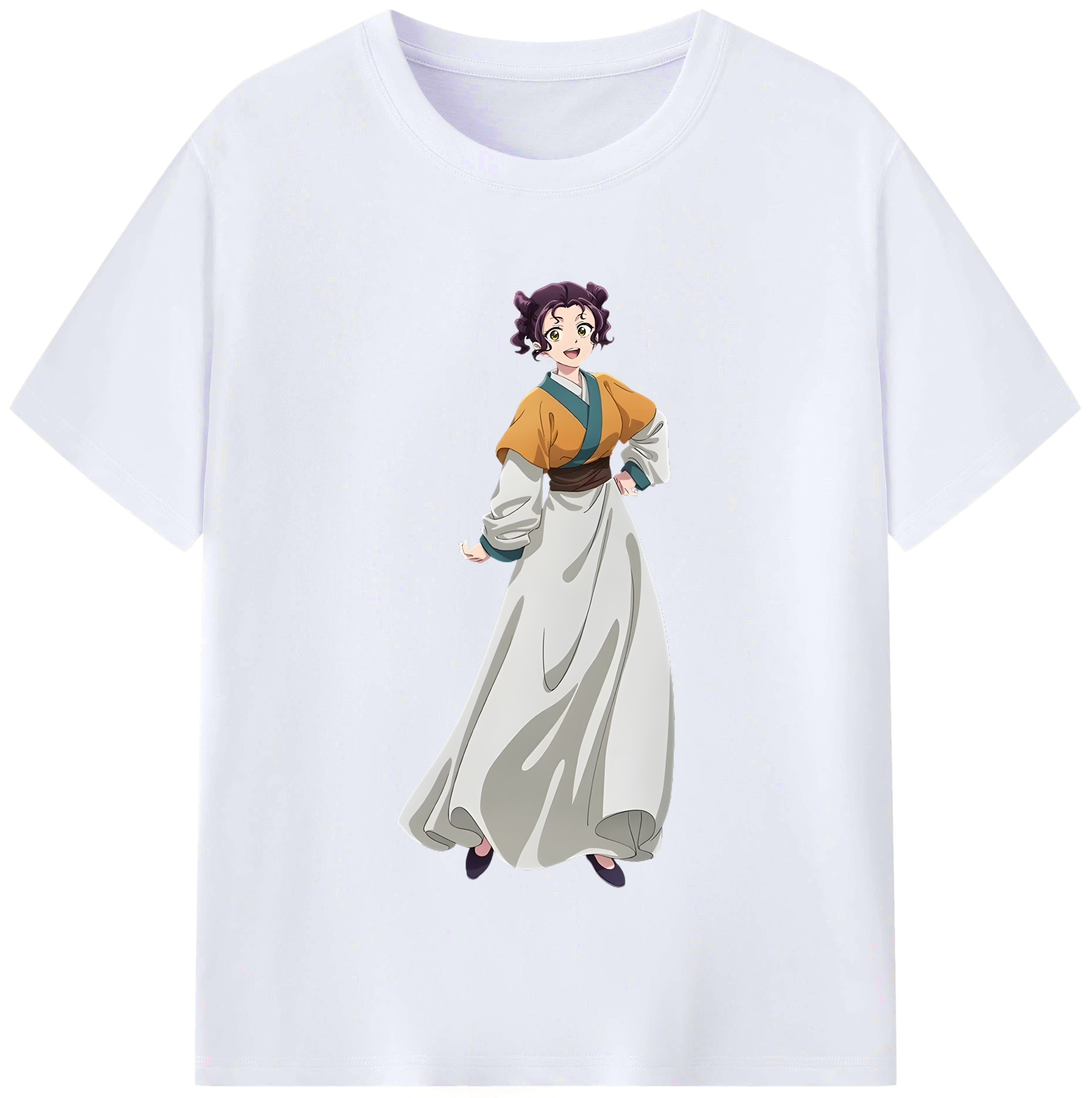 （画像用） 薬屋のひとりごと The Apothecary Diaries レディースカジュアルプリントTシャツ（綿100％）