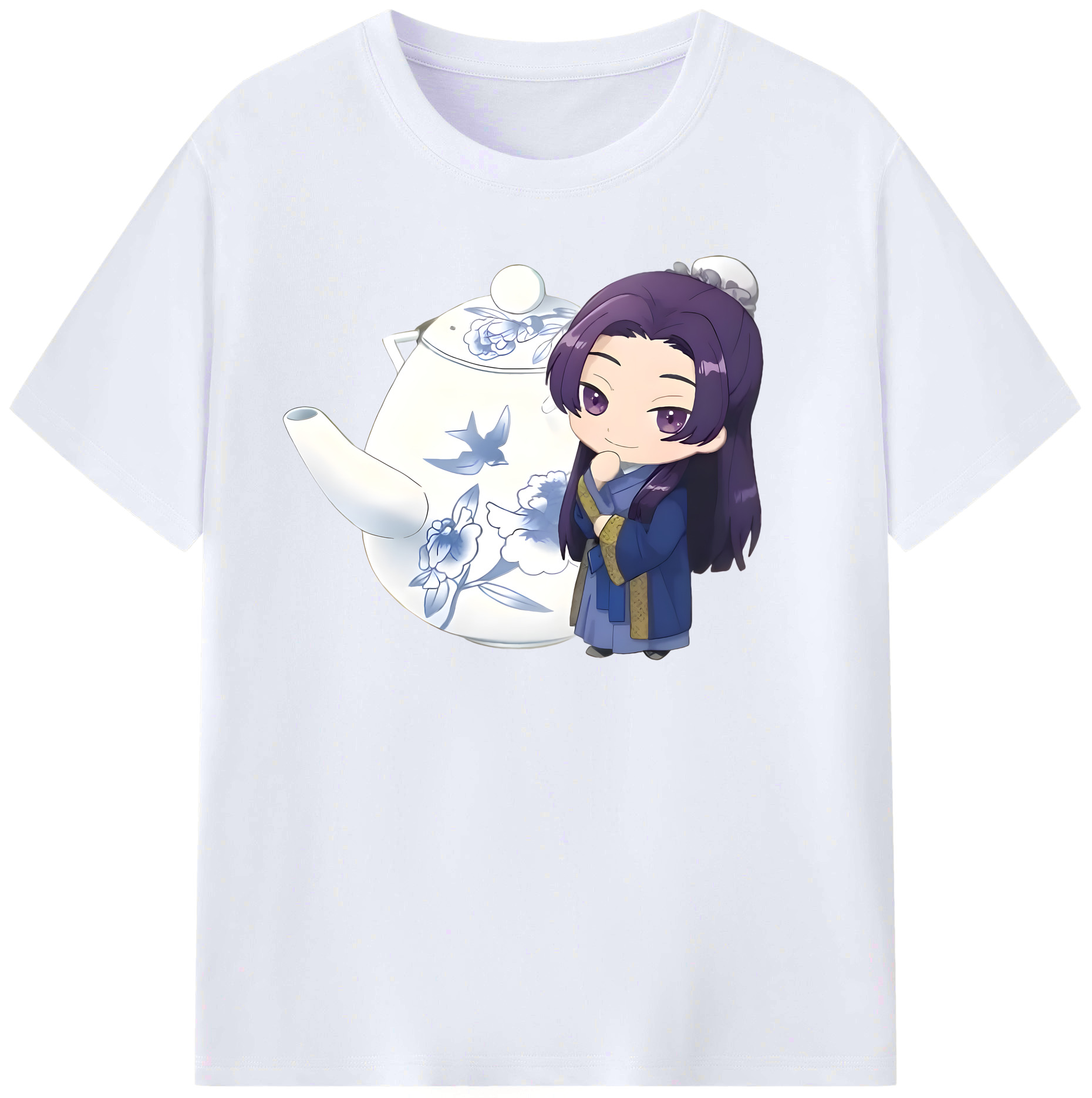 （画像用） 薬屋のひとりごと The Apothecary Diaries レディースカジュアルプリントTシャツ（綿100％）