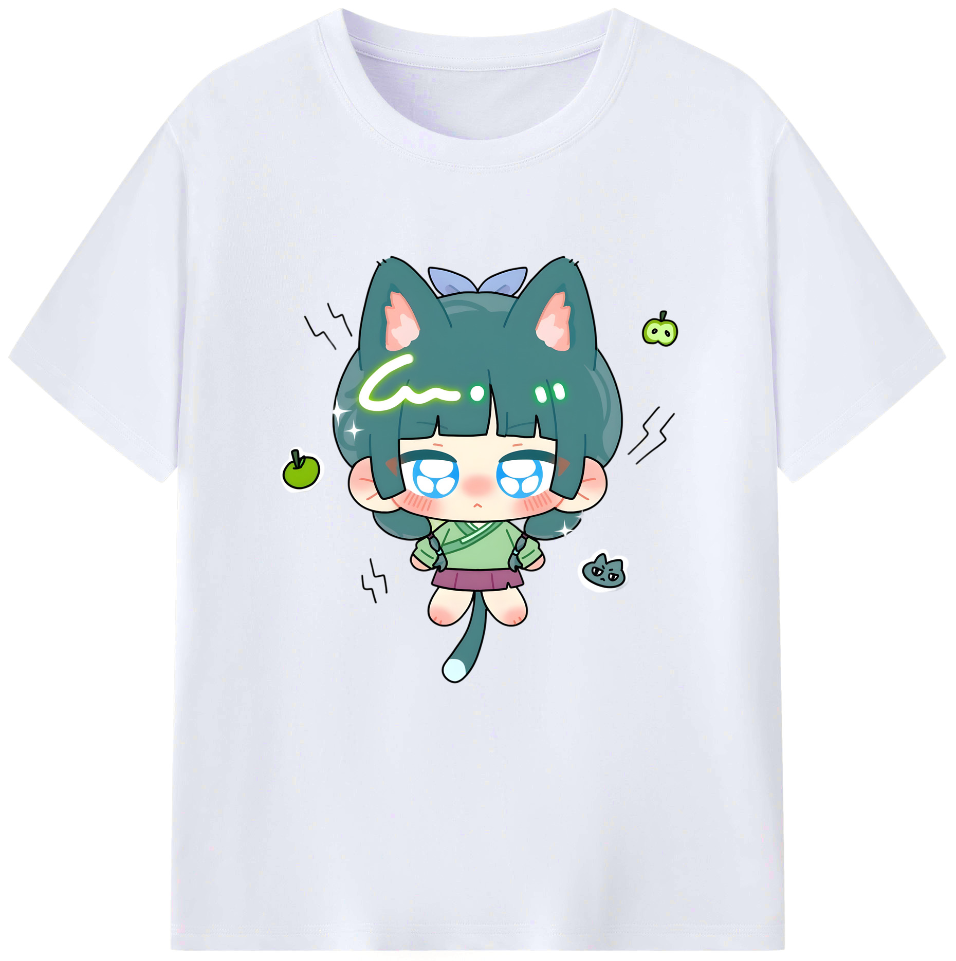 （画像用） 薬屋のひとりごと The Apothecary Diaries レディースカジュアルプリントTシャツ（綿100％）