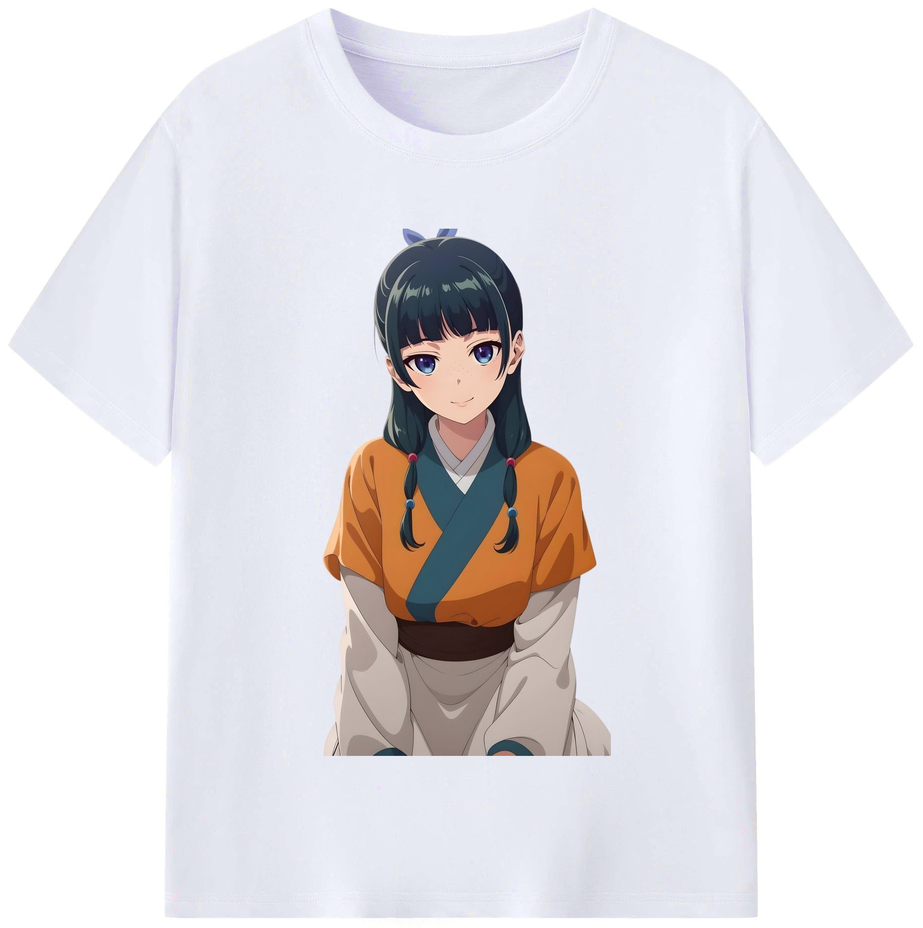 （画像用） 薬屋のひとりごと The Apothecary Diaries レディースカジュアルプリントTシャツ（綿100％）