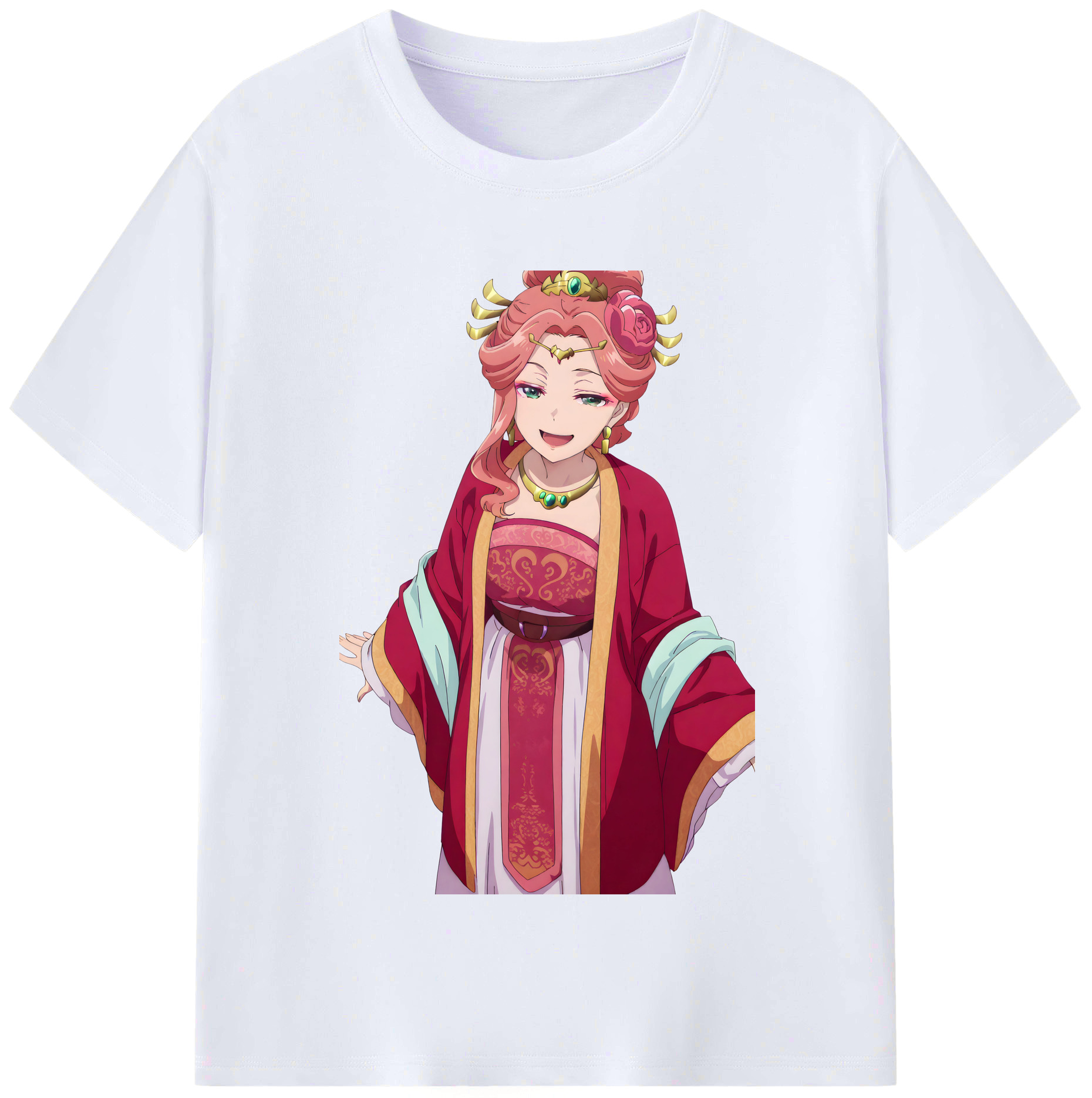（画像用） 薬屋のひとりごと The Apothecary Diaries レディースカジュアルプリントTシャツ（綿100％）