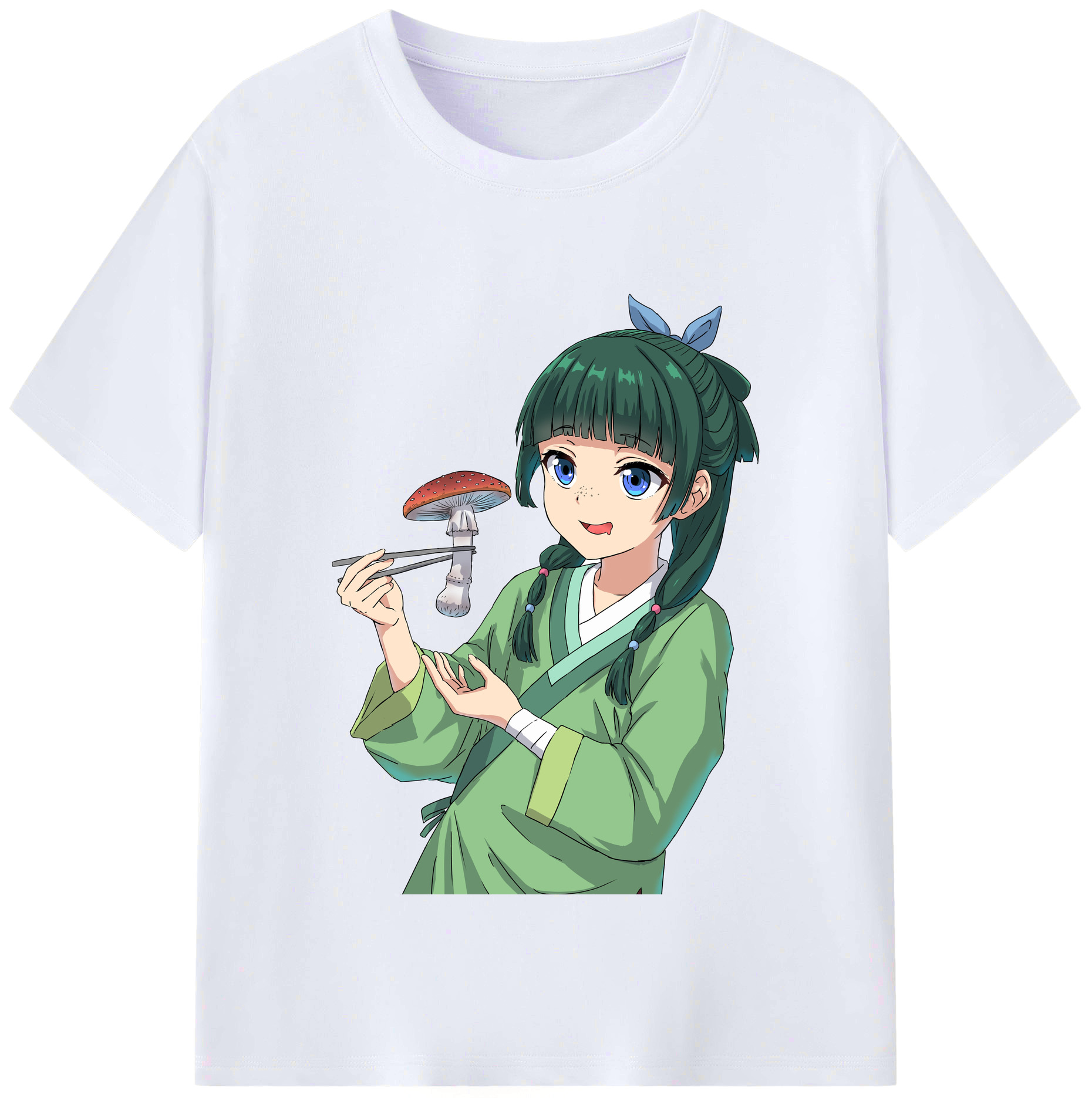 （画像用） 薬屋のひとりごと The Apothecary Diaries レディースカジュアルプリントTシャツ（綿100％）