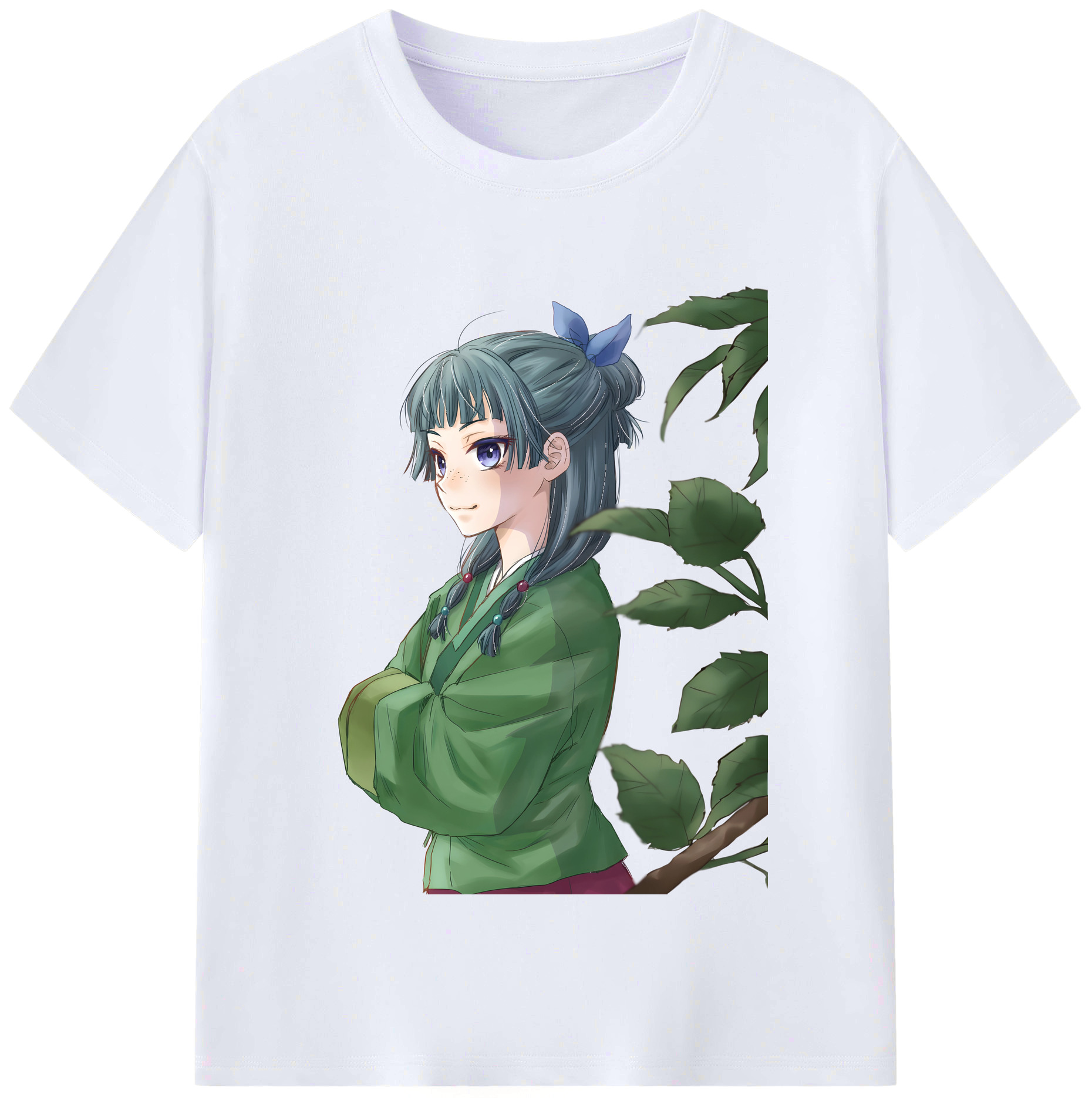 （画像用） 薬屋のひとりごと The Apothecary Diaries レディースカジュアルプリントTシャツ（綿100％）