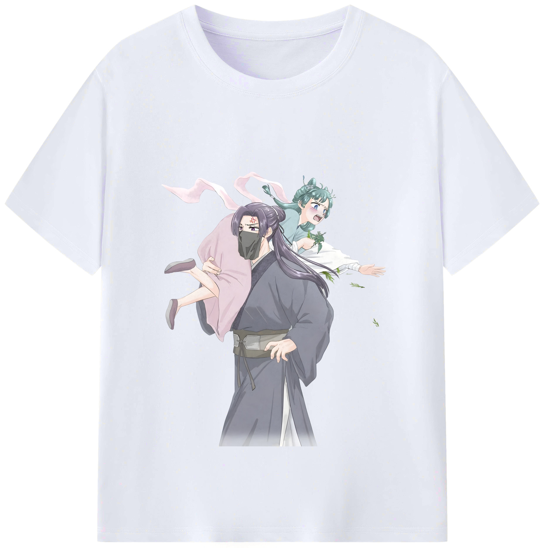 （画像用） 薬屋のひとりごと The Apothecary Diaries レディースカジュアルプリントTシャツ（綿100％）