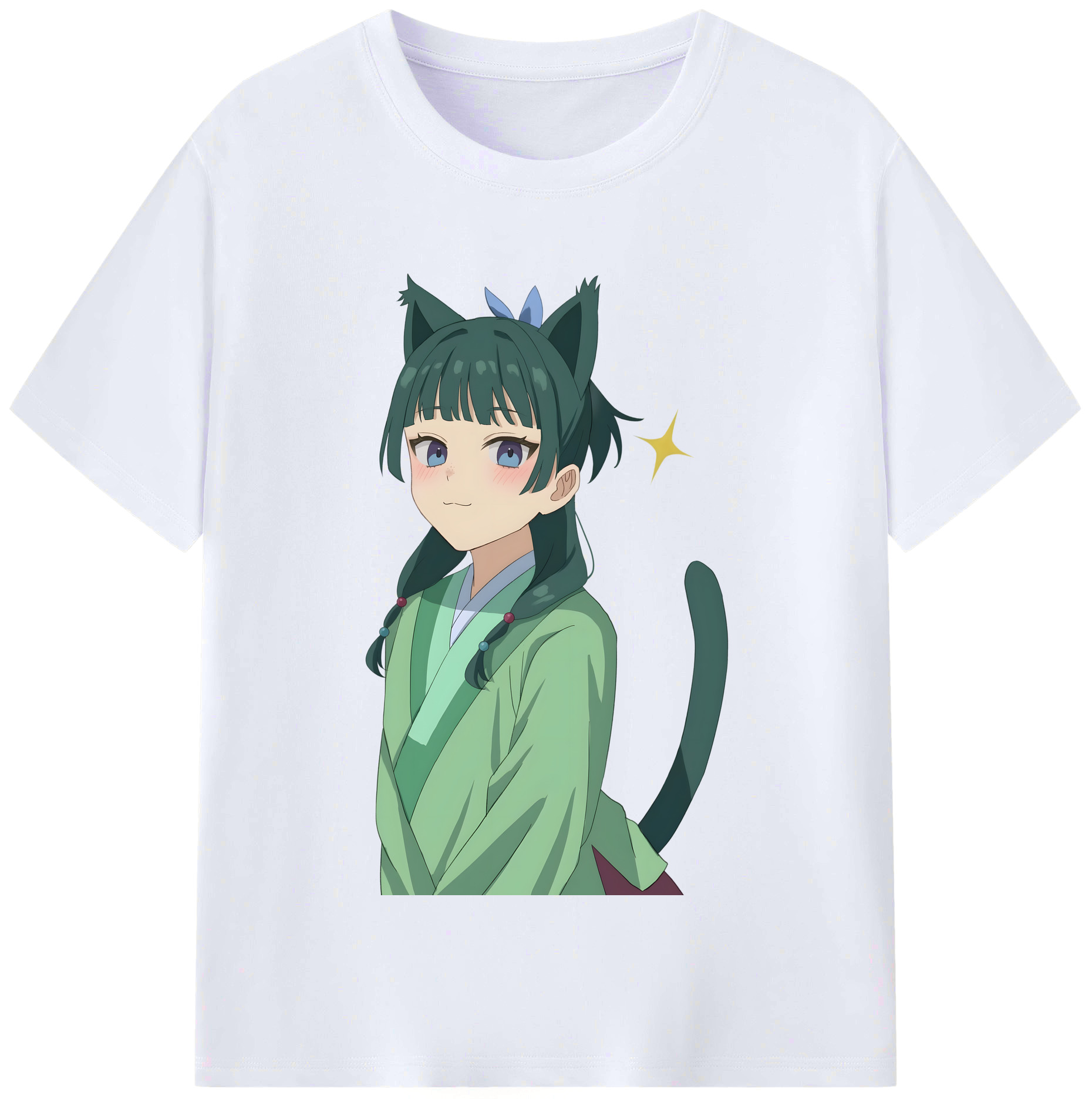 （画像用） 薬屋のひとりごと The Apothecary Diaries レディースカジュアルプリントTシャツ（綿100％）