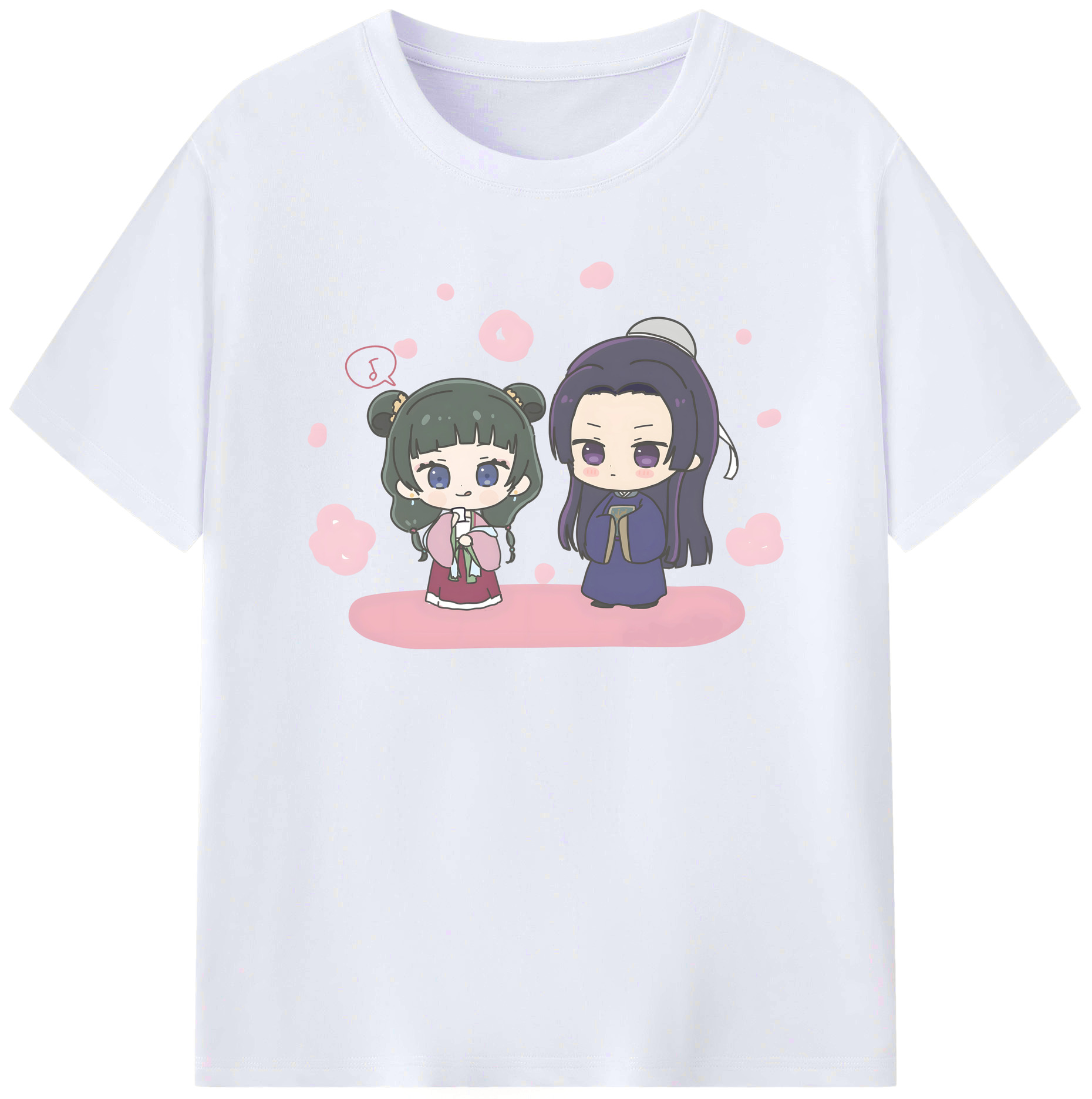 （画像用） 薬屋のひとりごと The Apothecary Diaries レディースカジュアルプリントTシャツ（綿100％）
