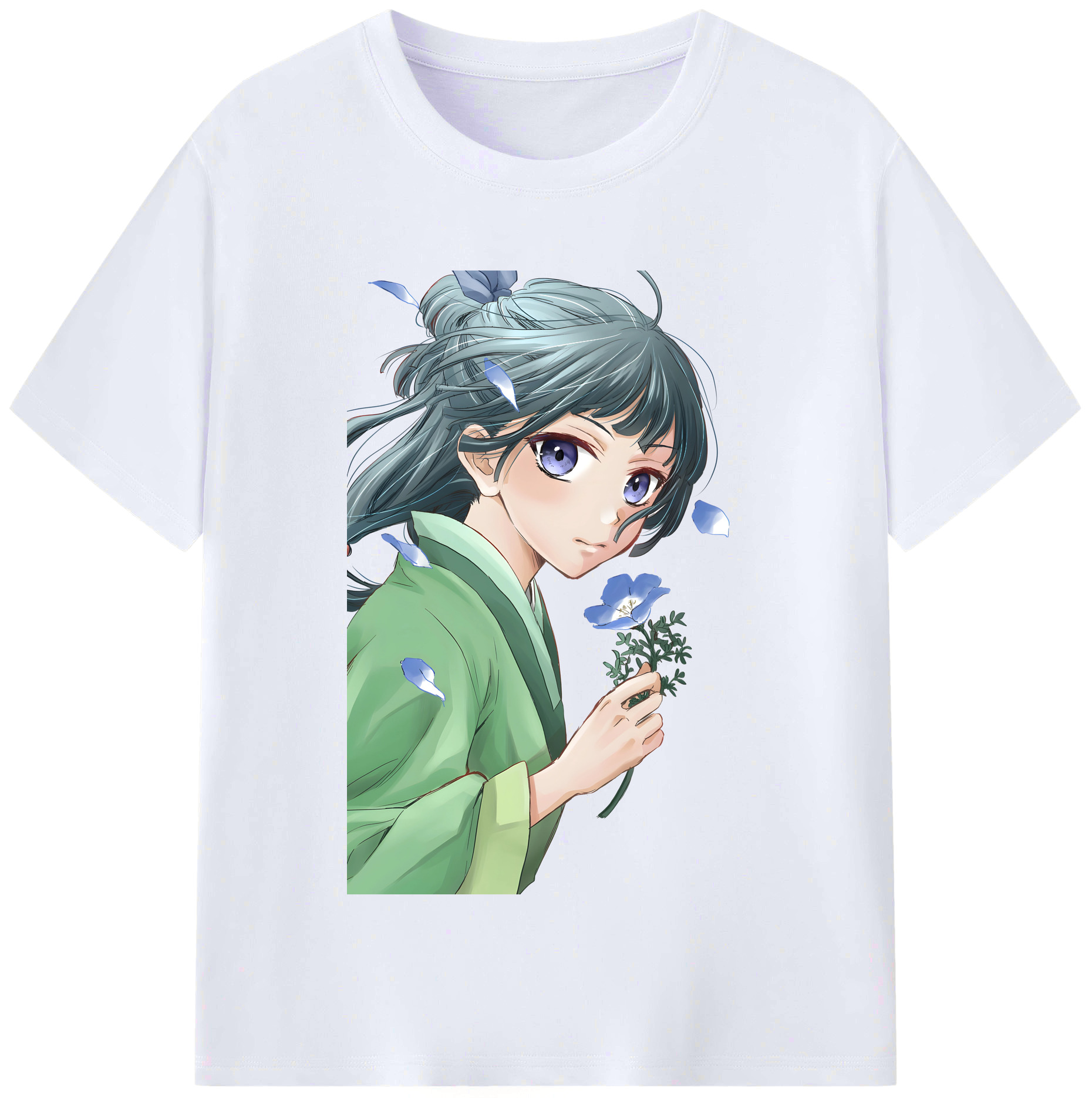 （画像用） 薬屋のひとりごと The Apothecary Diaries レディースカジュアルプリントTシャツ（綿100％）