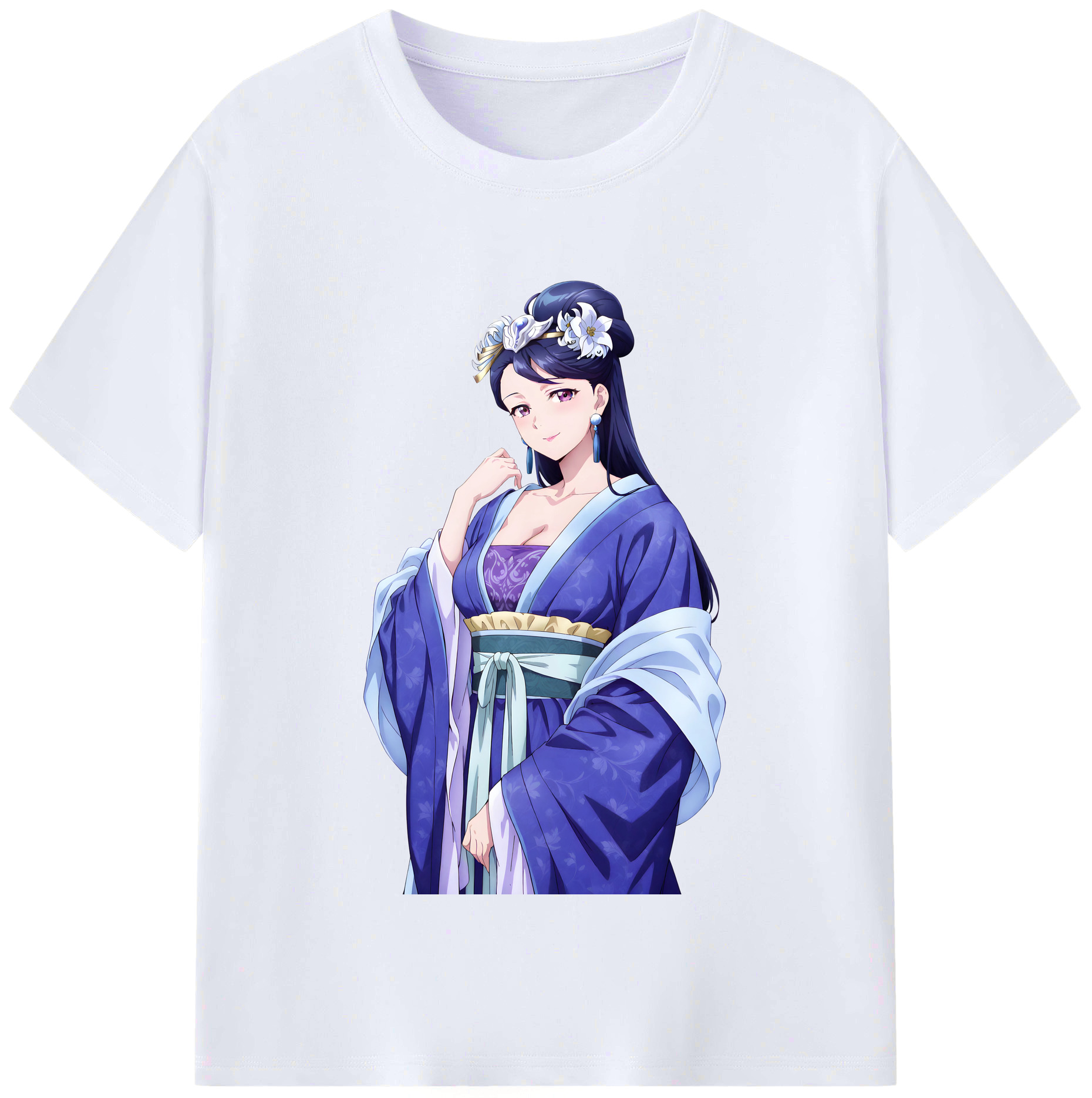 （画像用） 薬屋のひとりごと The Apothecary Diaries レディースカジュアルプリントTシャツ（綿100％）