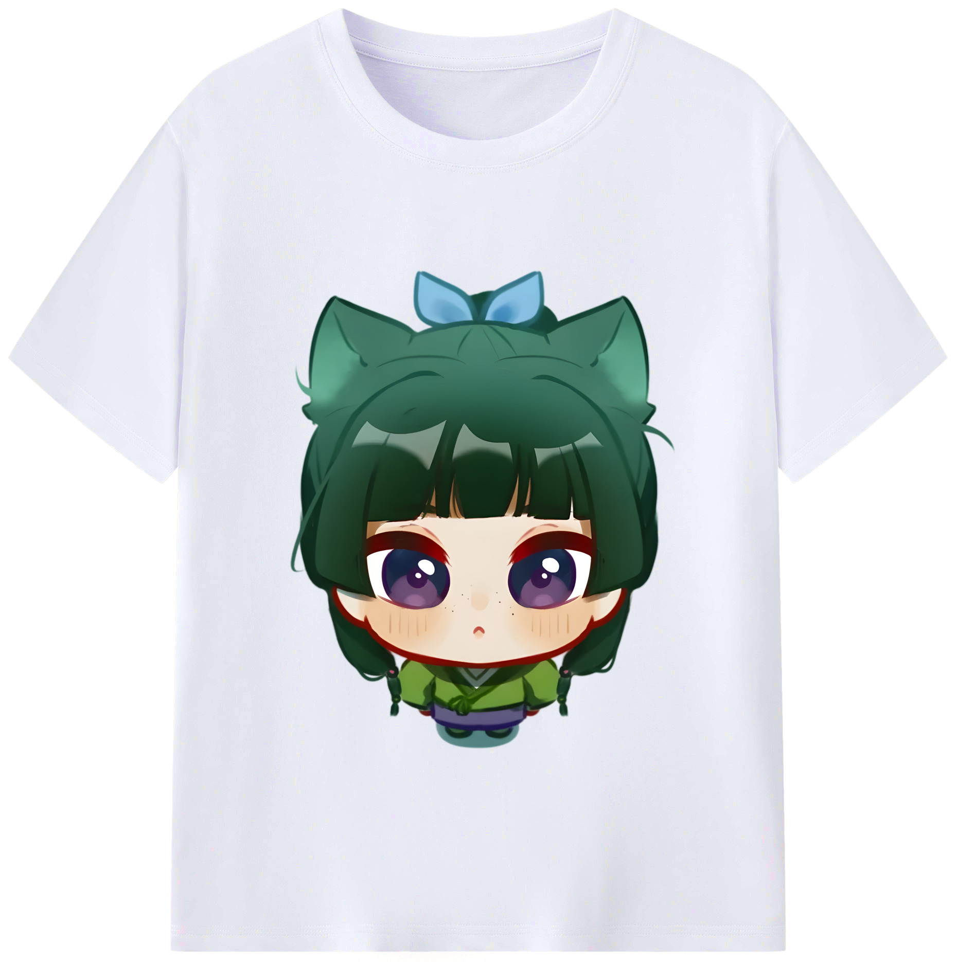 （画像用） 薬屋のひとりごと The Apothecary Diaries レディースカジュアルプリントTシャツ（綿100％）