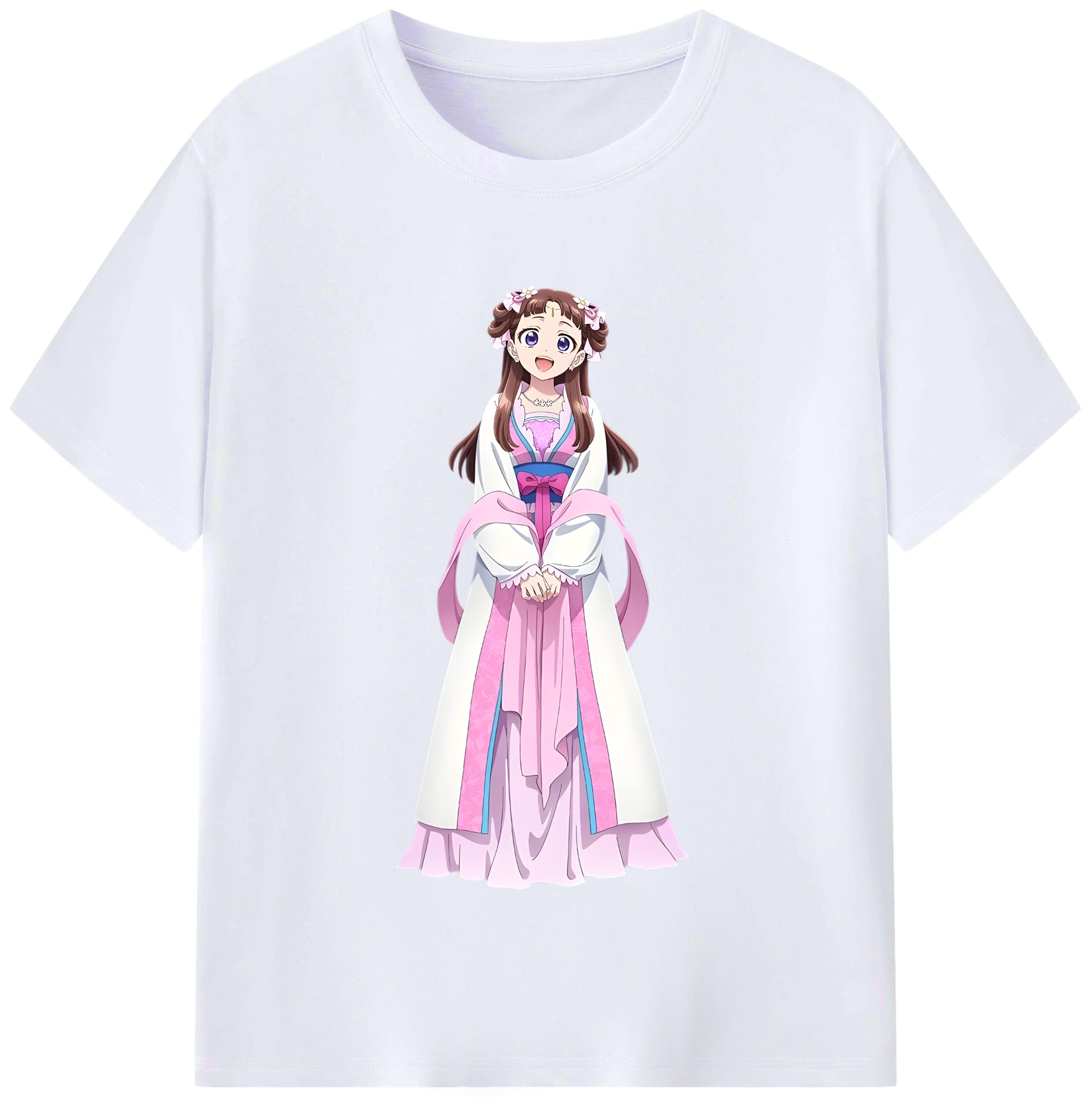 （画像用） 薬屋のひとりごと The Apothecary Diaries レディースカジュアルプリントTシャツ（綿100％）