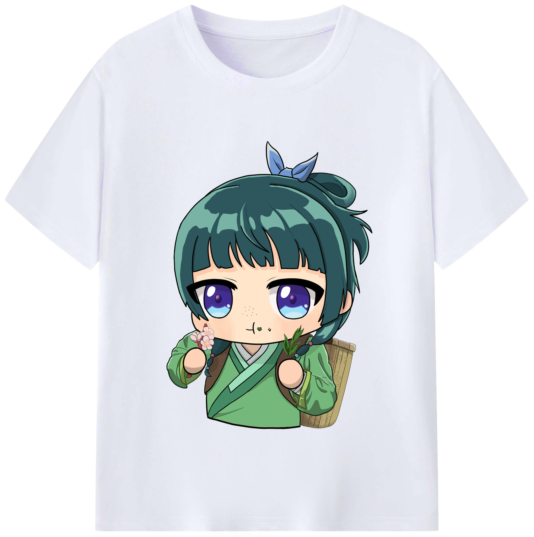 （画像用） 薬屋のひとりごと The Apothecary Diaries レディースカジュアルプリントTシャツ（綿100％）