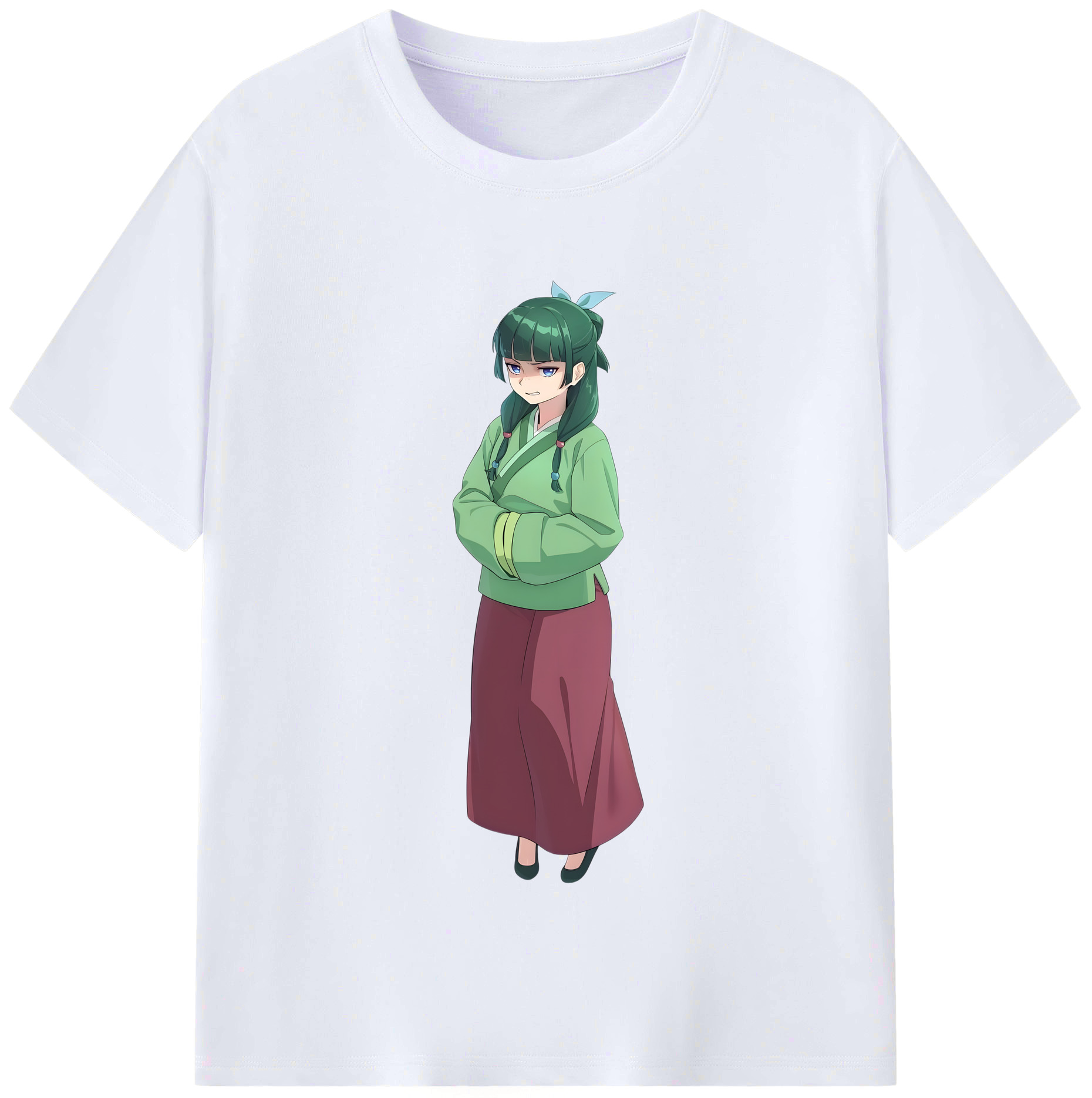 （画像用） 薬屋のひとりごと The Apothecary Diaries レディースカジュアルプリントTシャツ（綿100％）