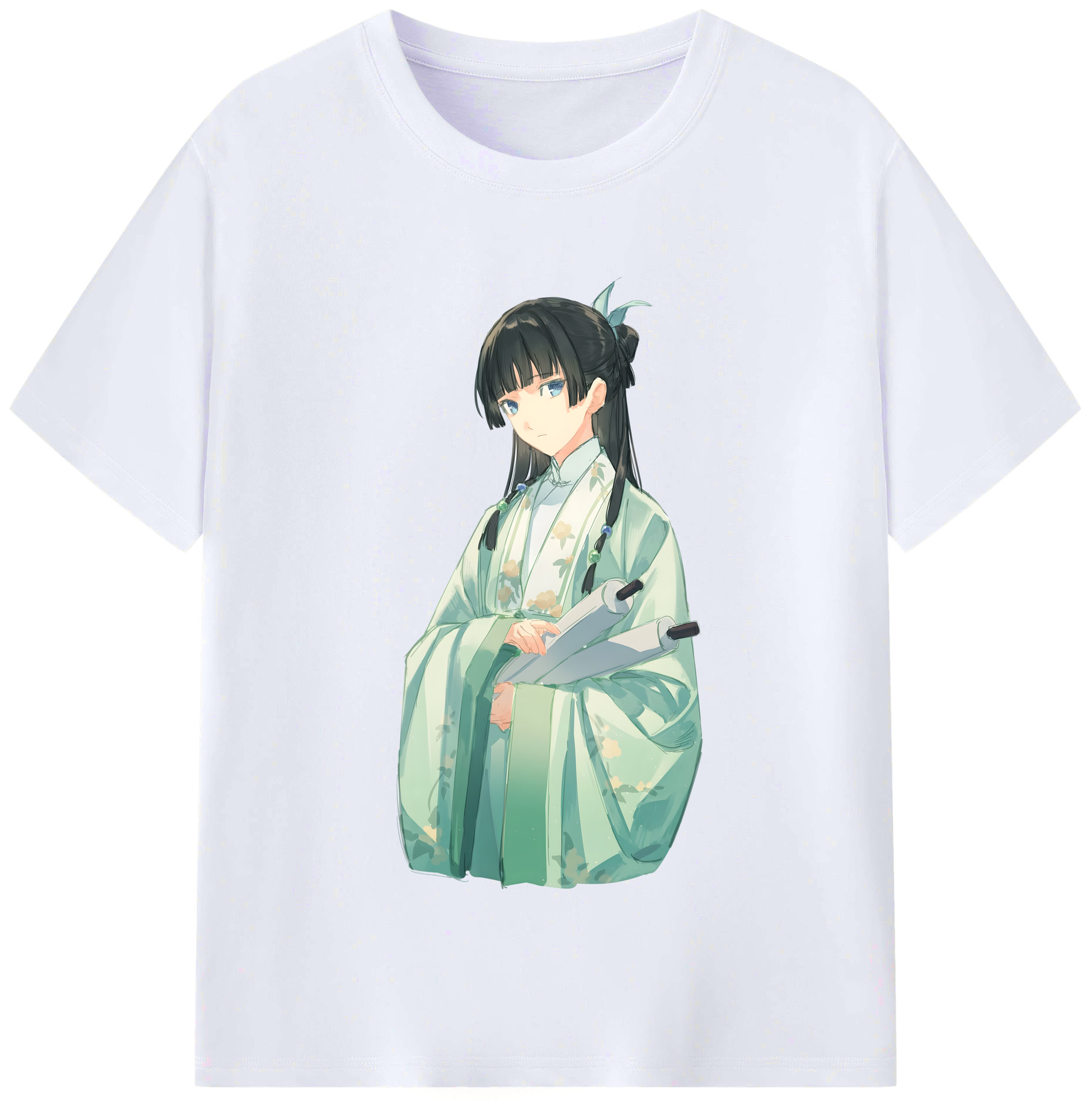 （画像用） 薬屋のひとりごと The Apothecary Diaries レディースカジュアルプリントTシャツ（綿100％）