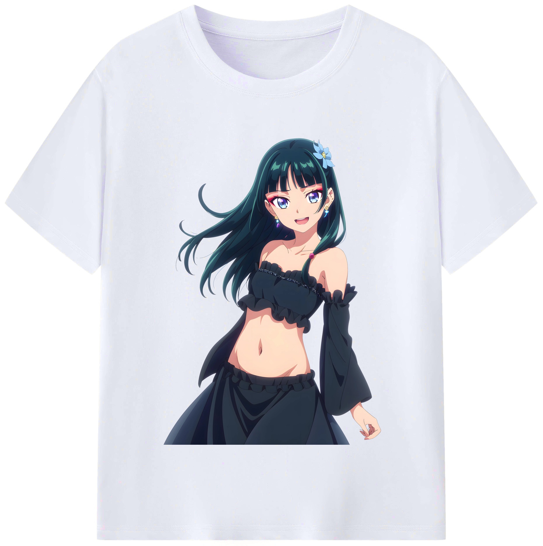 （画像用） 薬屋のひとりごと The Apothecary Diaries レディースカジュアルプリントTシャツ（綿100％）