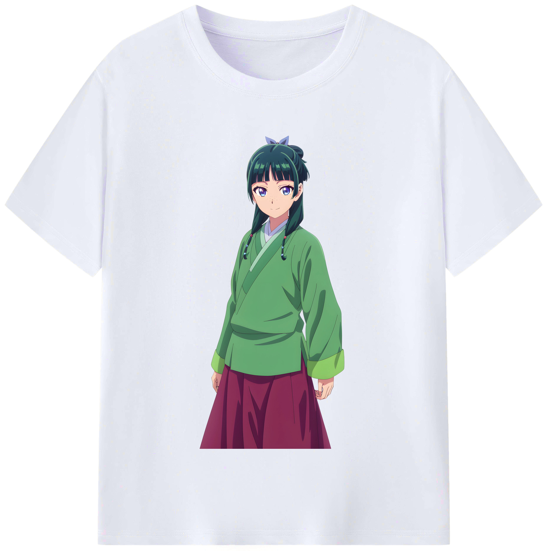 （画像用） 薬屋のひとりごと The Apothecary Diaries レディースカジュアルプリントTシャツ（綿100％）