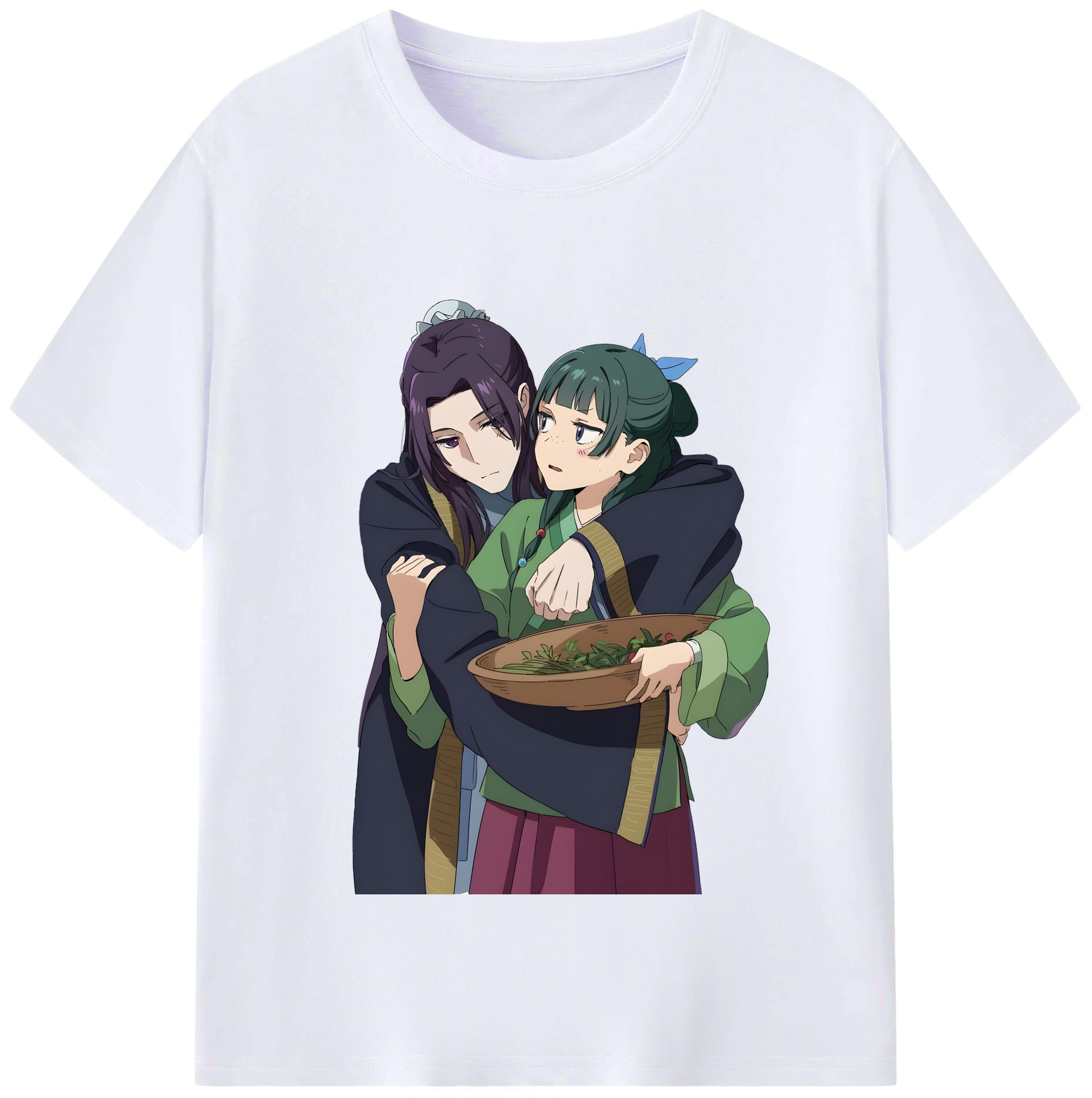 （画像用） 薬屋のひとりごと The Apothecary Diaries レディースカジュアルプリントTシャツ（綿100％）