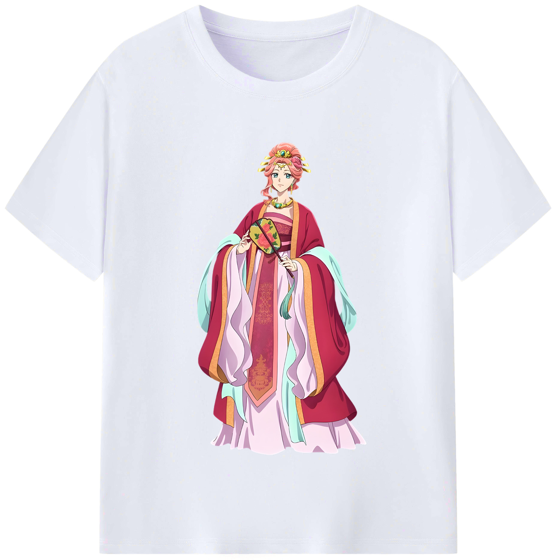 （画像用） 薬屋のひとりごと The Apothecary Diaries レディースカジュアルプリントTシャツ（綿100％）