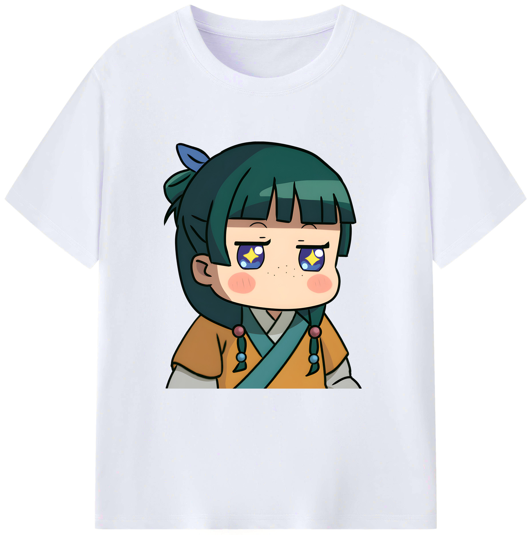 （画像用） 薬屋のひとりごと The Apothecary Diaries レディースカジュアルプリントTシャツ（綿100％）