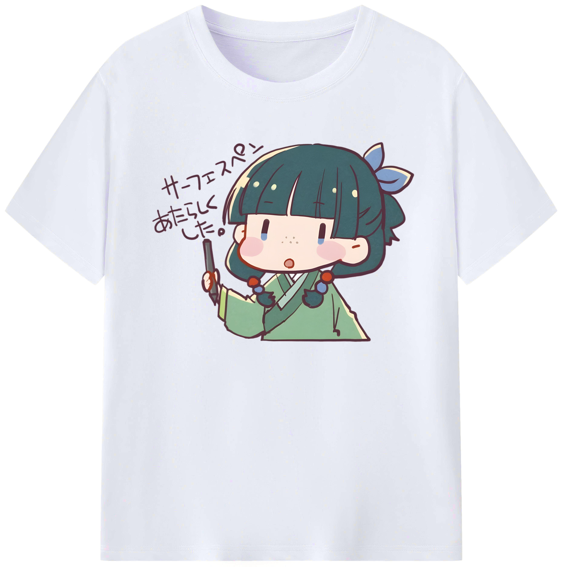 （画像用） 薬屋のひとりごと The Apothecary Diaries レディースカジュアルプリントTシャツ（綿100％）