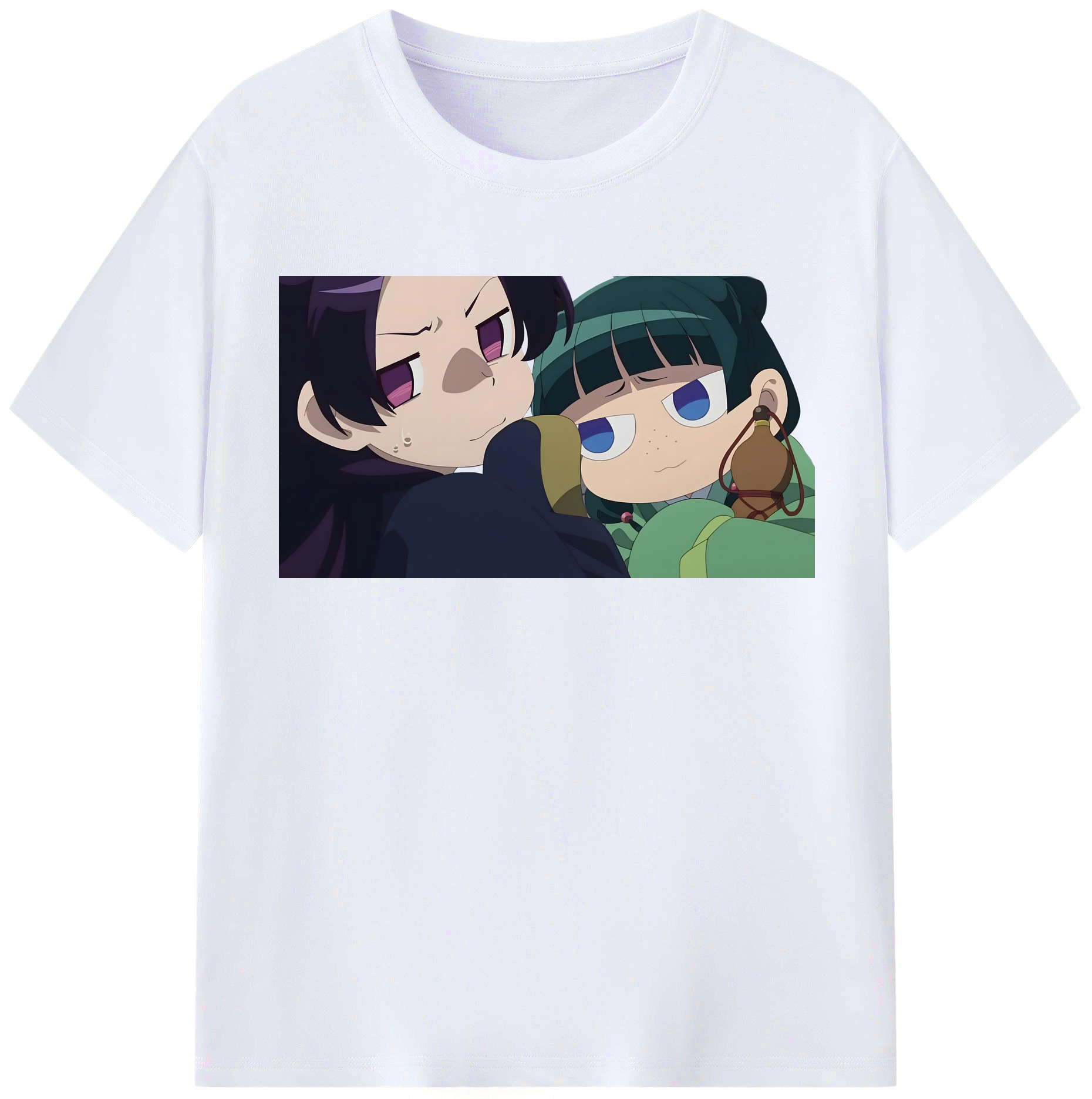 （画像用） 薬屋のひとりごと The Apothecary Diaries レディースカジュアルプリントTシャツ（綿100％）