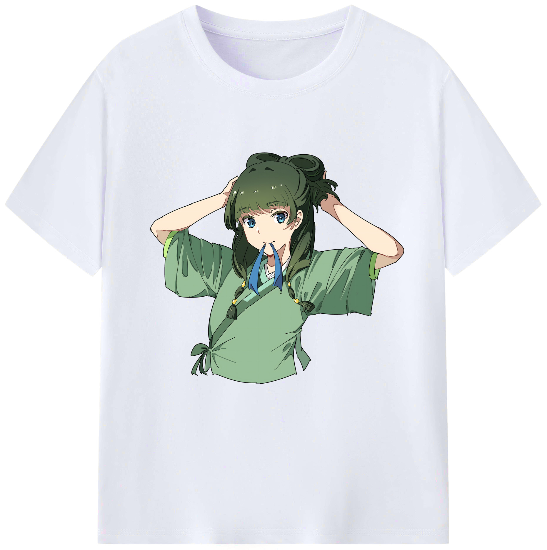 （画像用） 薬屋のひとりごと The Apothecary Diaries レディースカジュアルプリントTシャツ（綿100％）