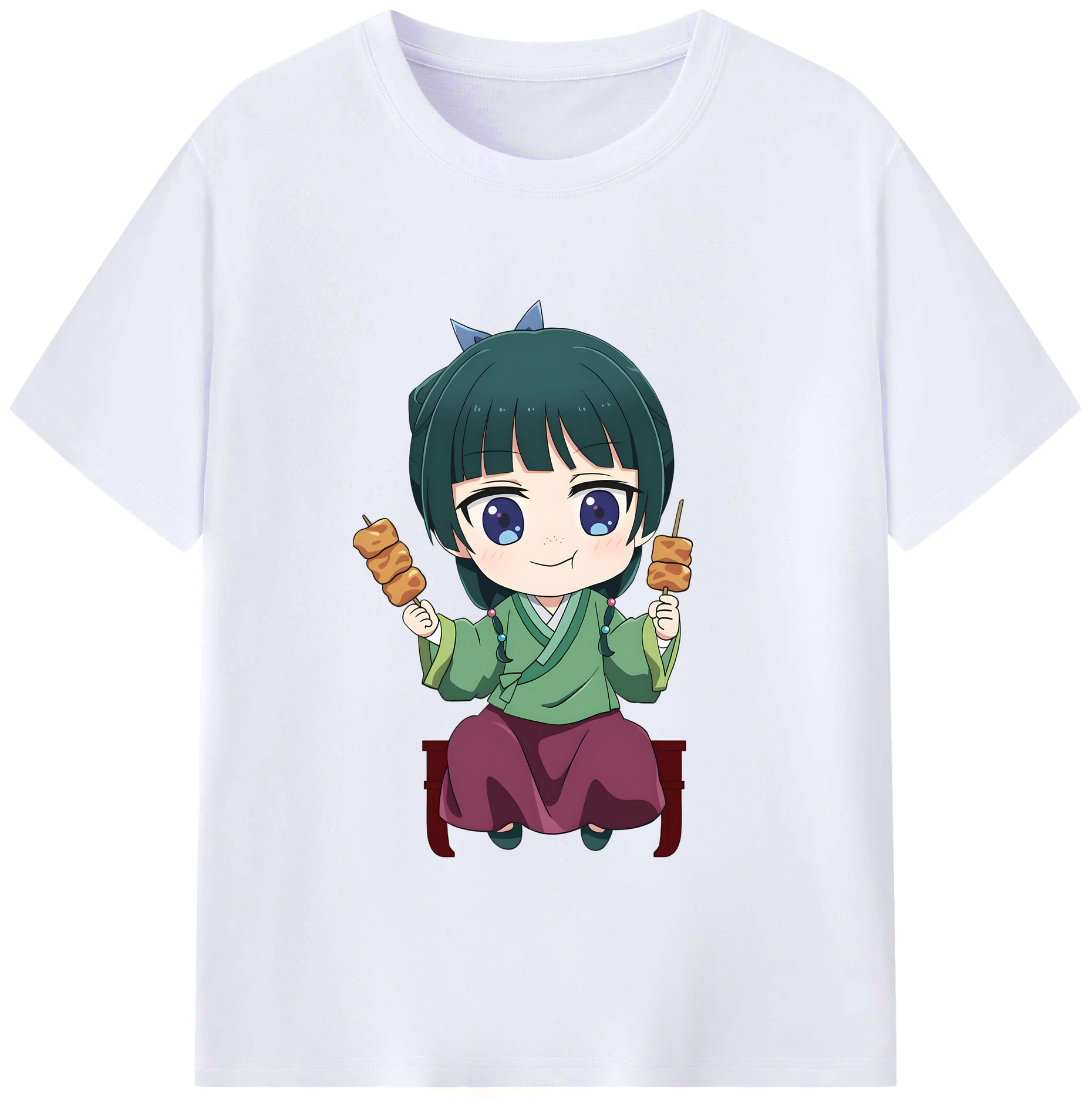 （画像用） 薬屋のひとりごと The Apothecary Diaries レディースカジュアルプリントTシャツ（綿100％）