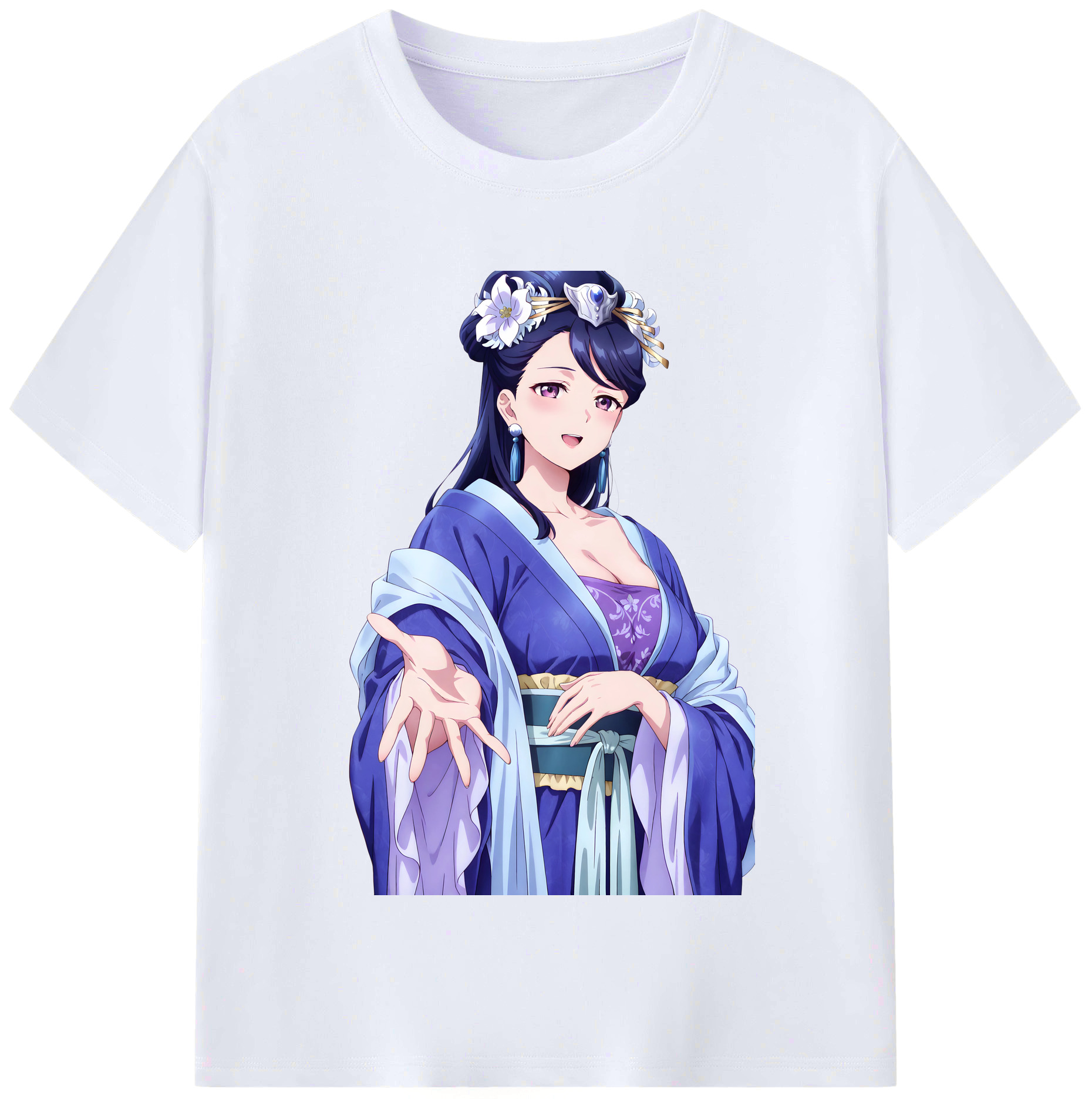 （画像用） 薬屋のひとりごと The Apothecary Diaries レディースカジュアルプリントTシャツ（綿100％）
