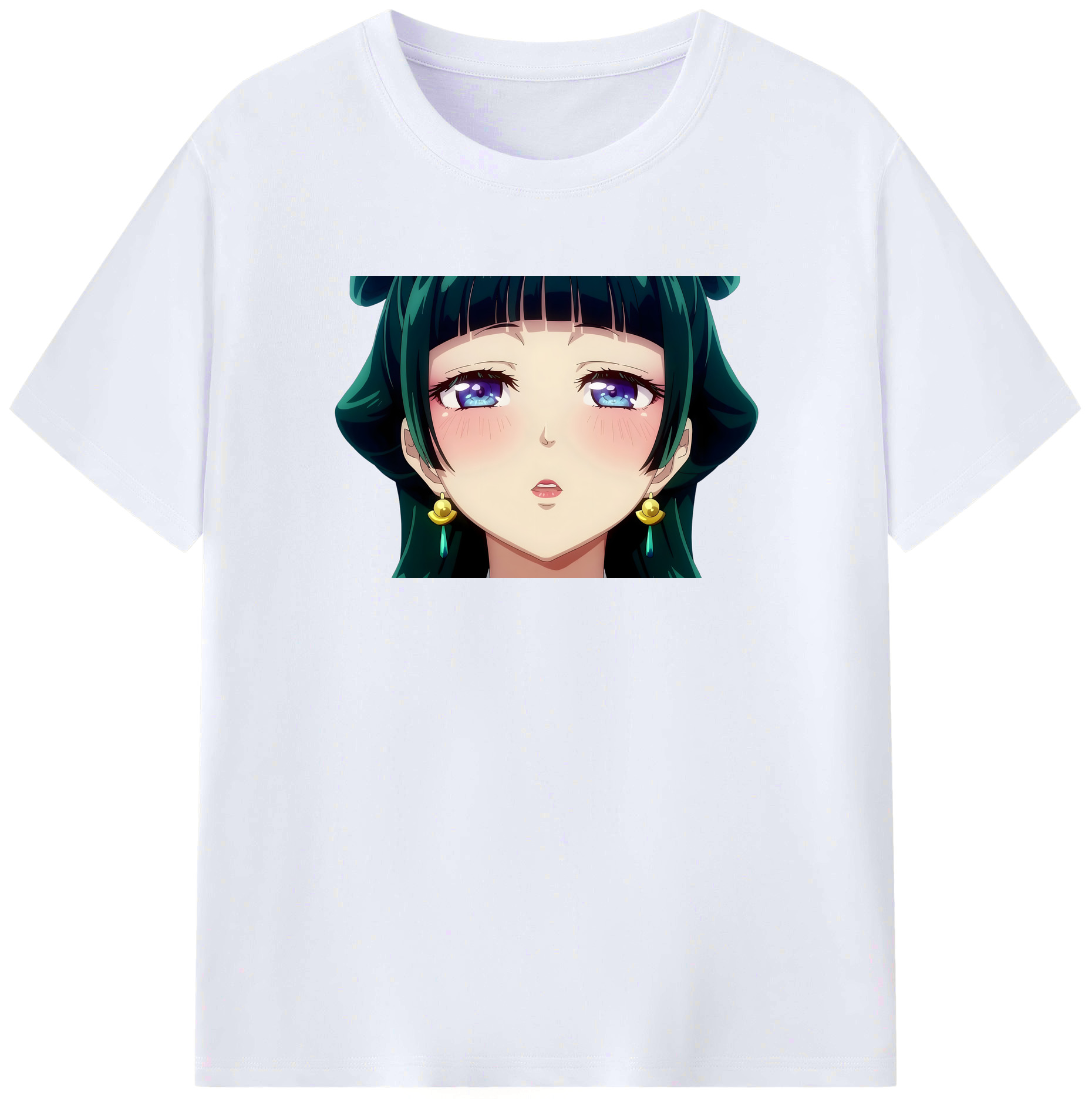 （画像用） 薬屋のひとりごと The Apothecary Diaries レディースカジュアルプリントTシャツ（綿100％）